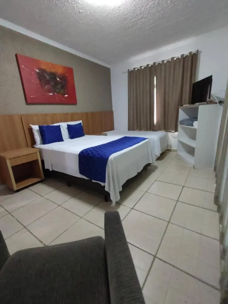 Bed in Pousada Vistazul - Pé na Areia - Piscina Climatizada