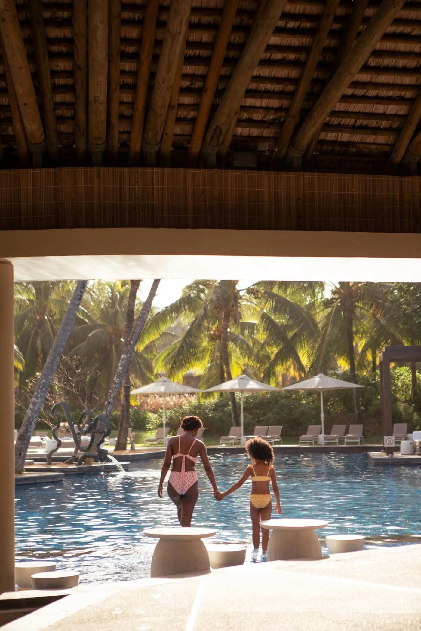 Swimming pool in Long Beach Mauritius