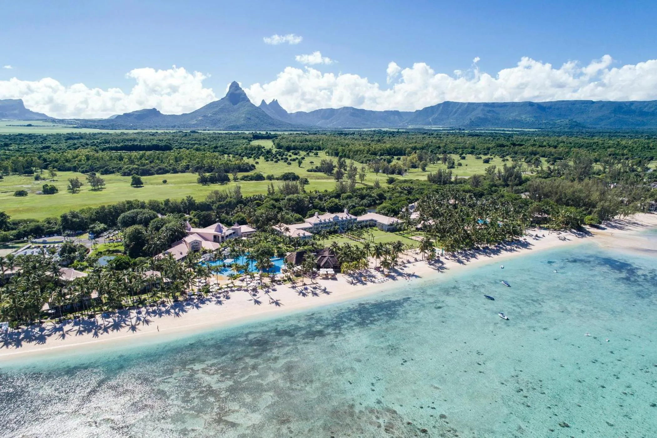 Bird's eye view in Sugar Beach Mauritius