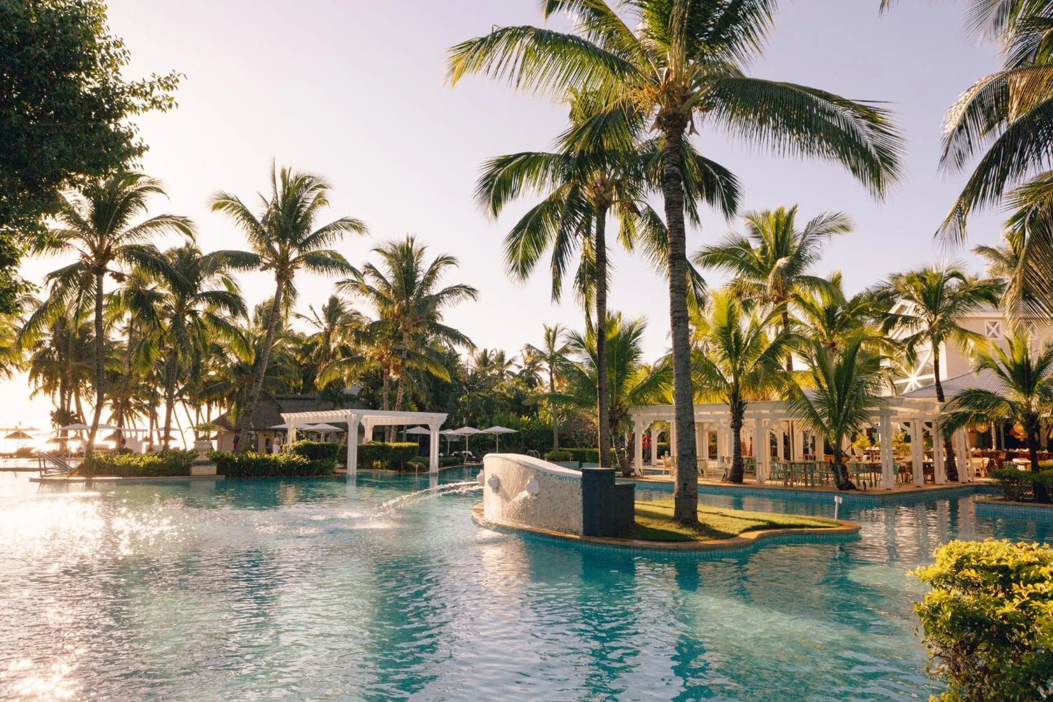Swimming pool in Sugar Beach Mauritius