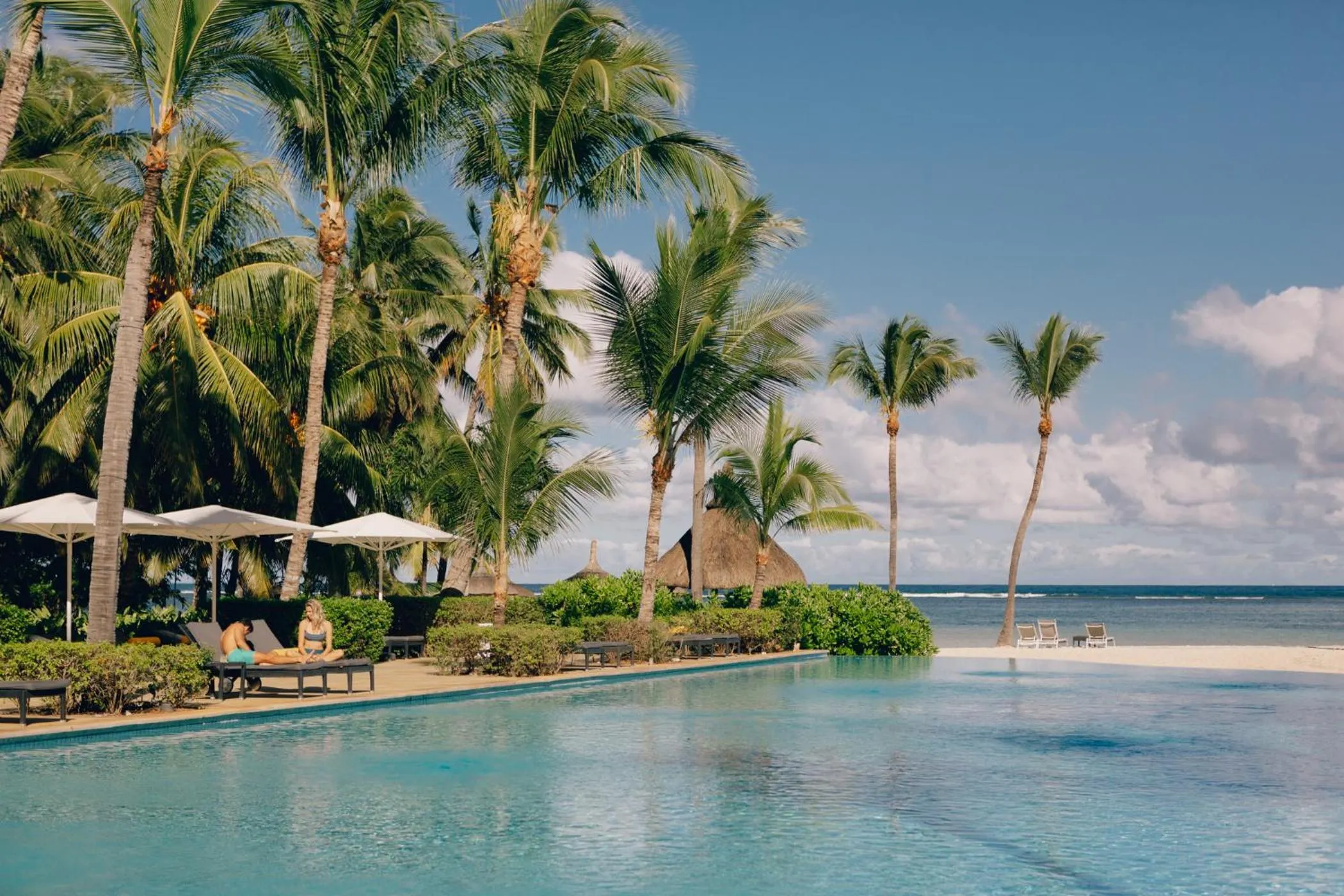 Swimming pool in Sugar Beach Mauritius