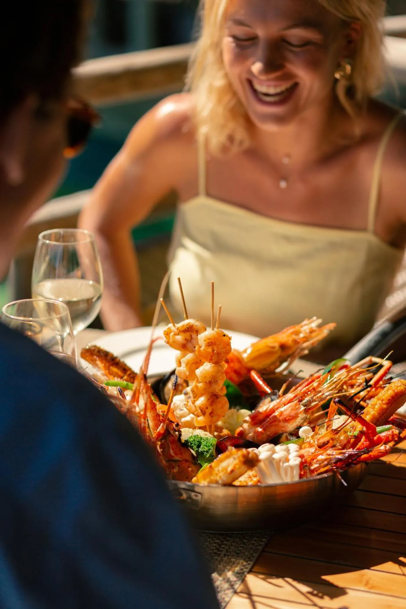 Food in La Pirogue Mauritius