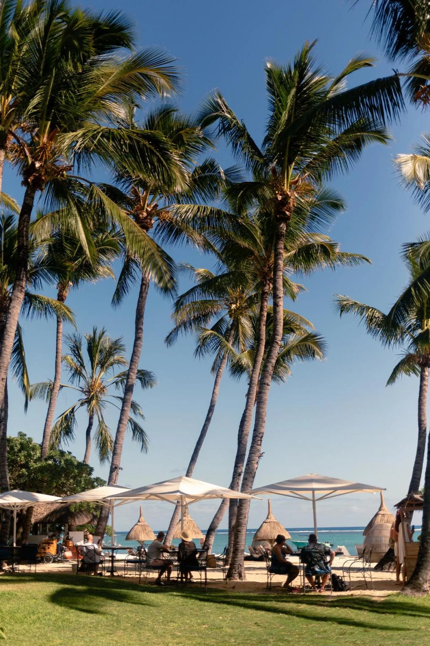 Beach in La Pirogue Mauritius