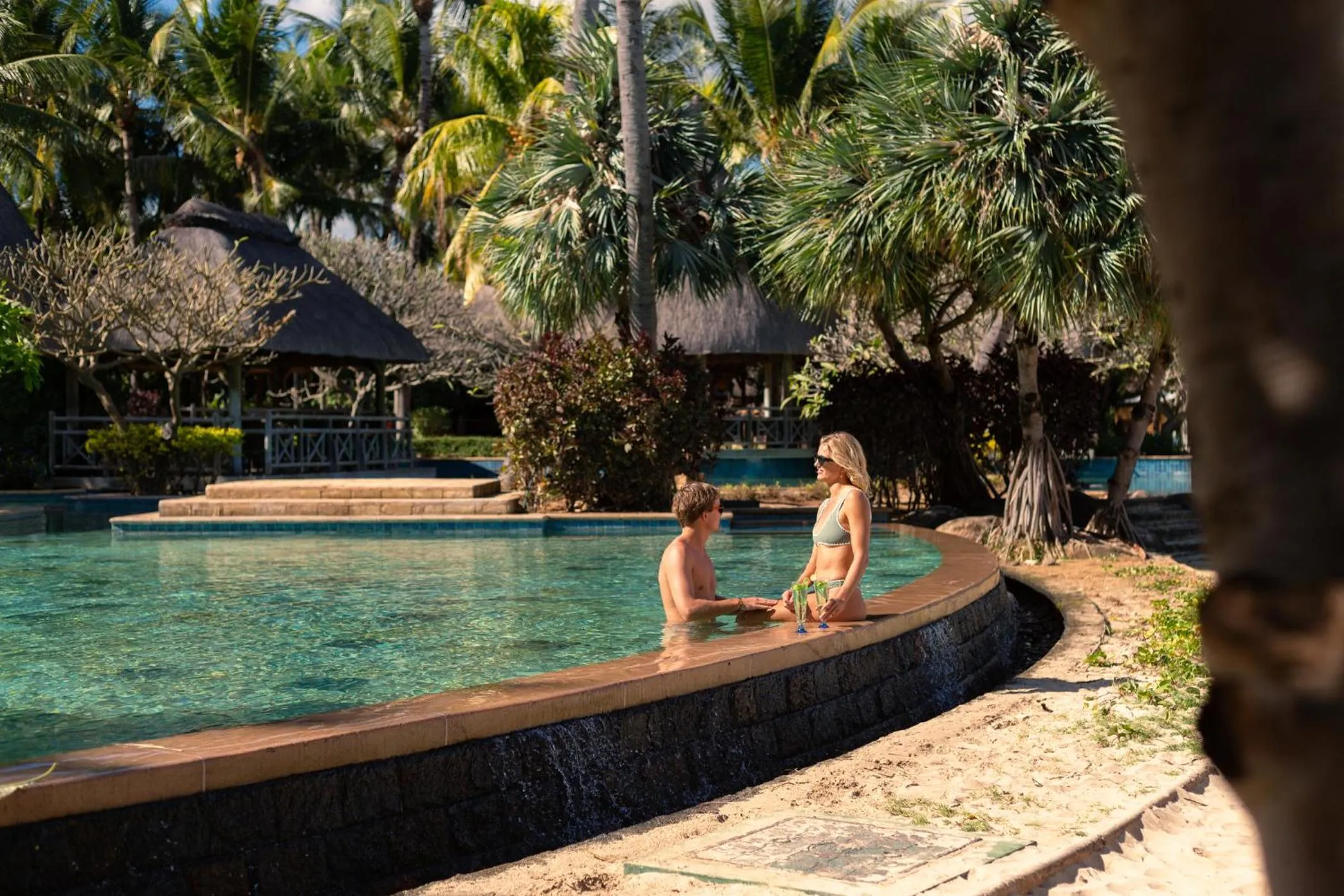Swimming pool in La Pirogue Mauritius