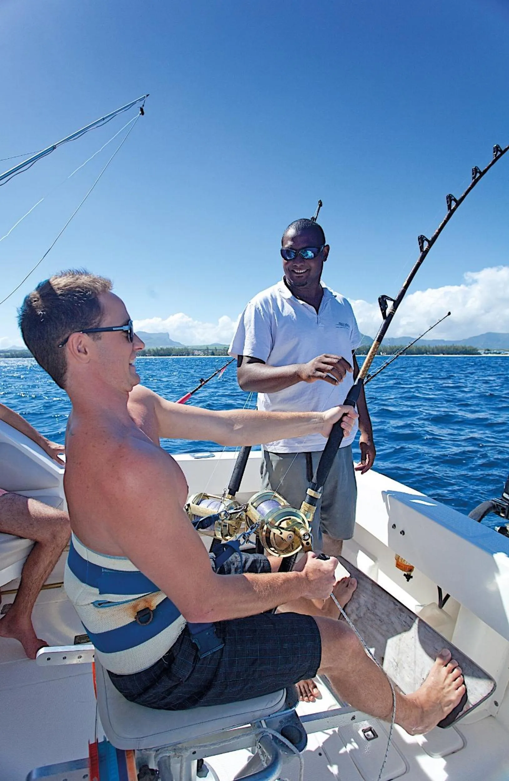 Fishing in La Pirogue Mauritius