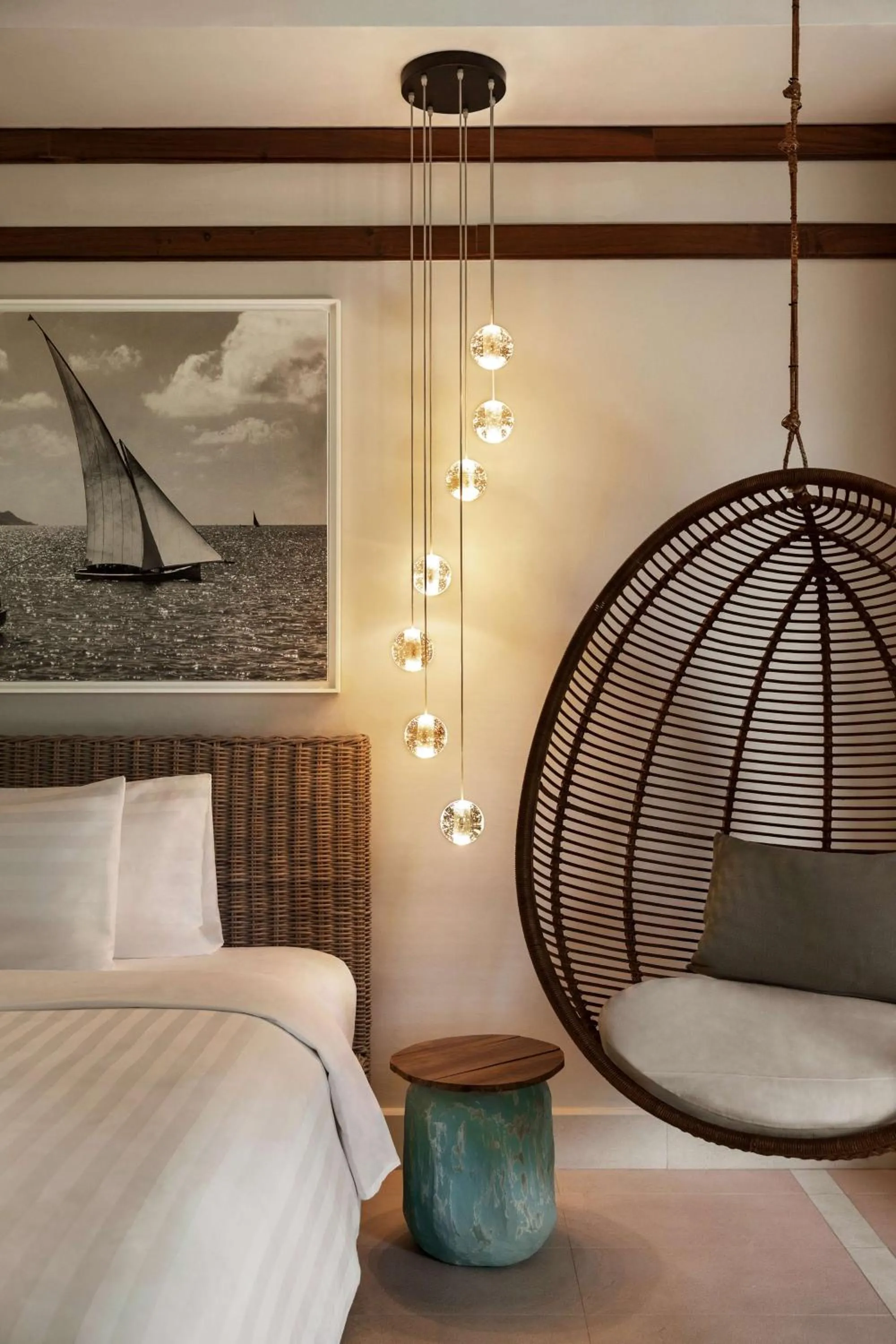 Photo of the whole room, Bed in Shangri-La Le Touessrok, Mauritius