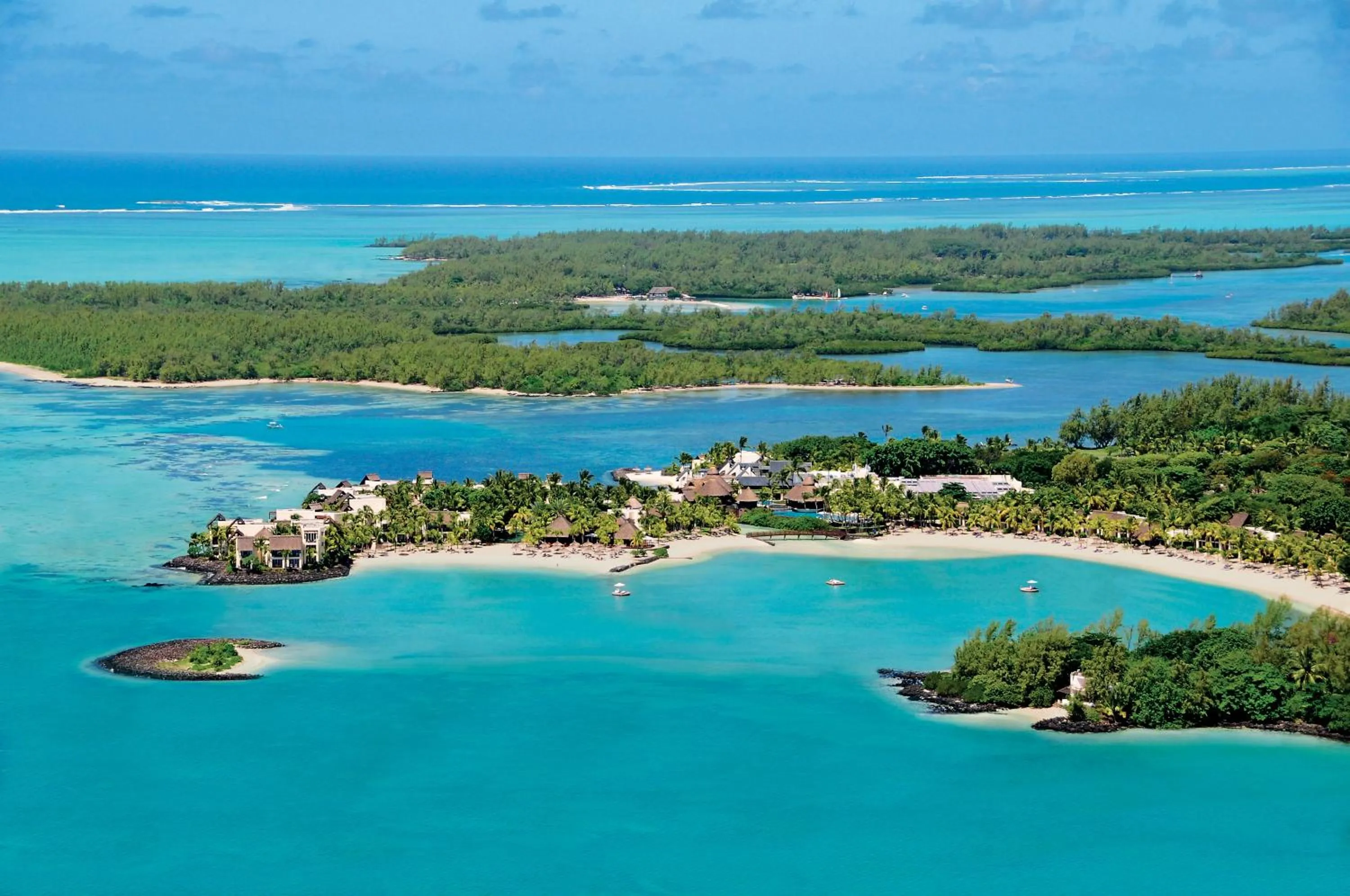 Bird's eye view in Shangri-La Le Touessrok, Mauritius