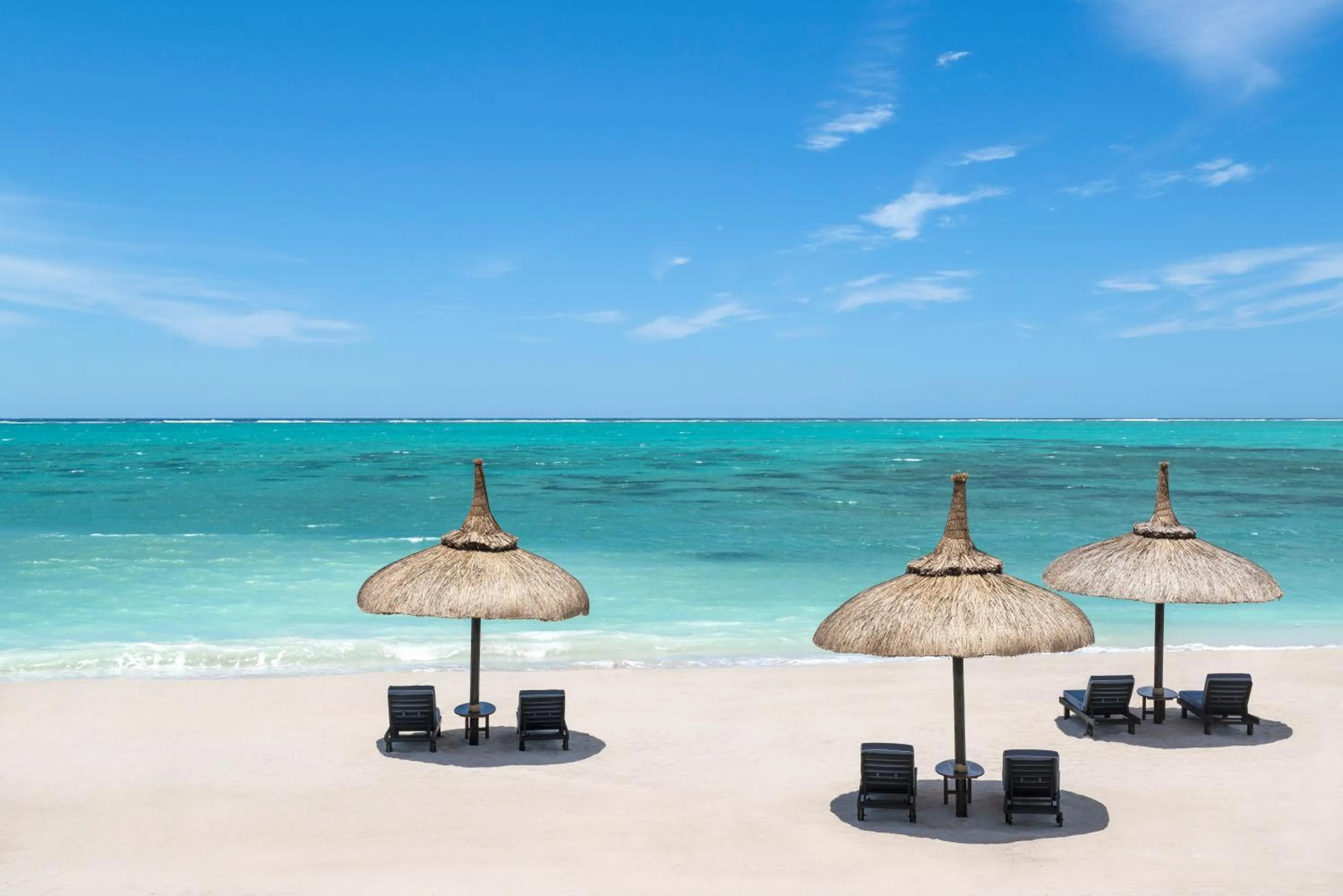 Beach in Shangri-La Le Touessrok, Mauritius