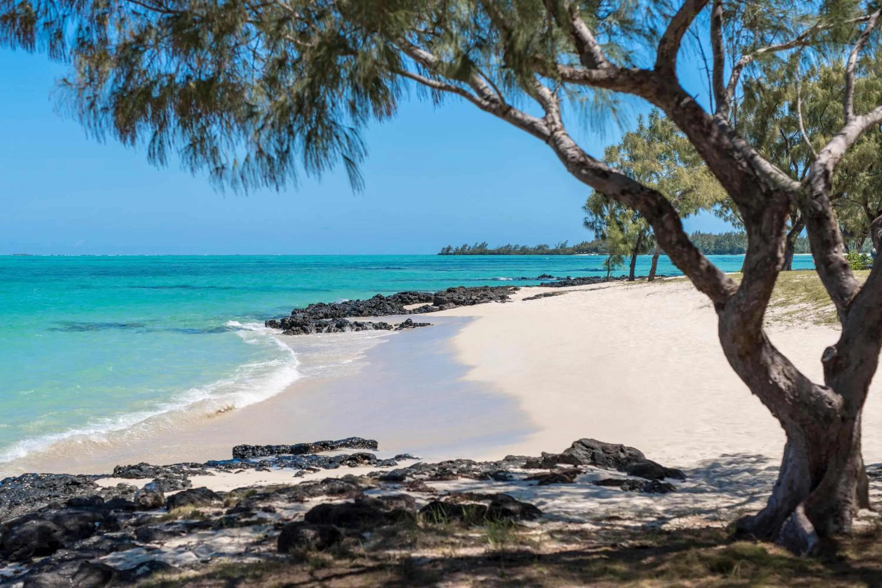 Beach in Shangri-La Le Touessrok, Mauritius
