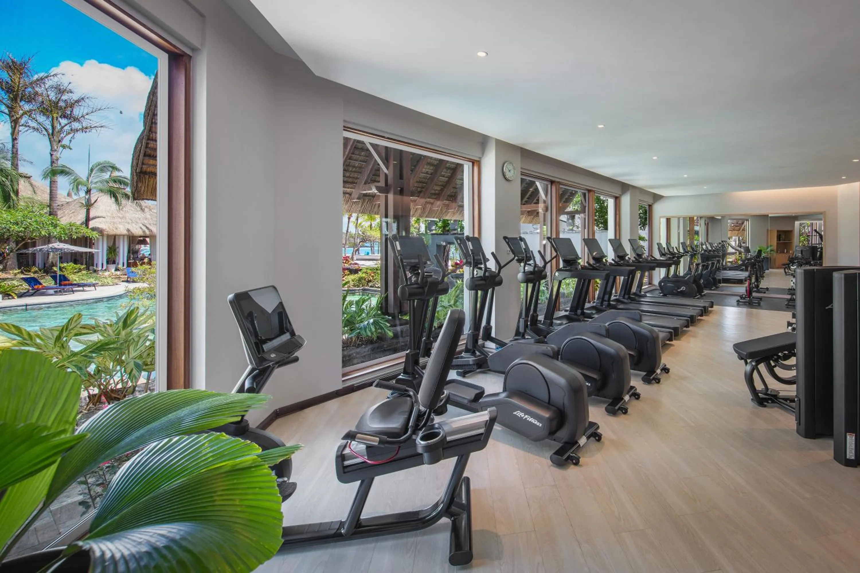 Fitness centre/facilities in Shangri-La Le Touessrok, Mauritius