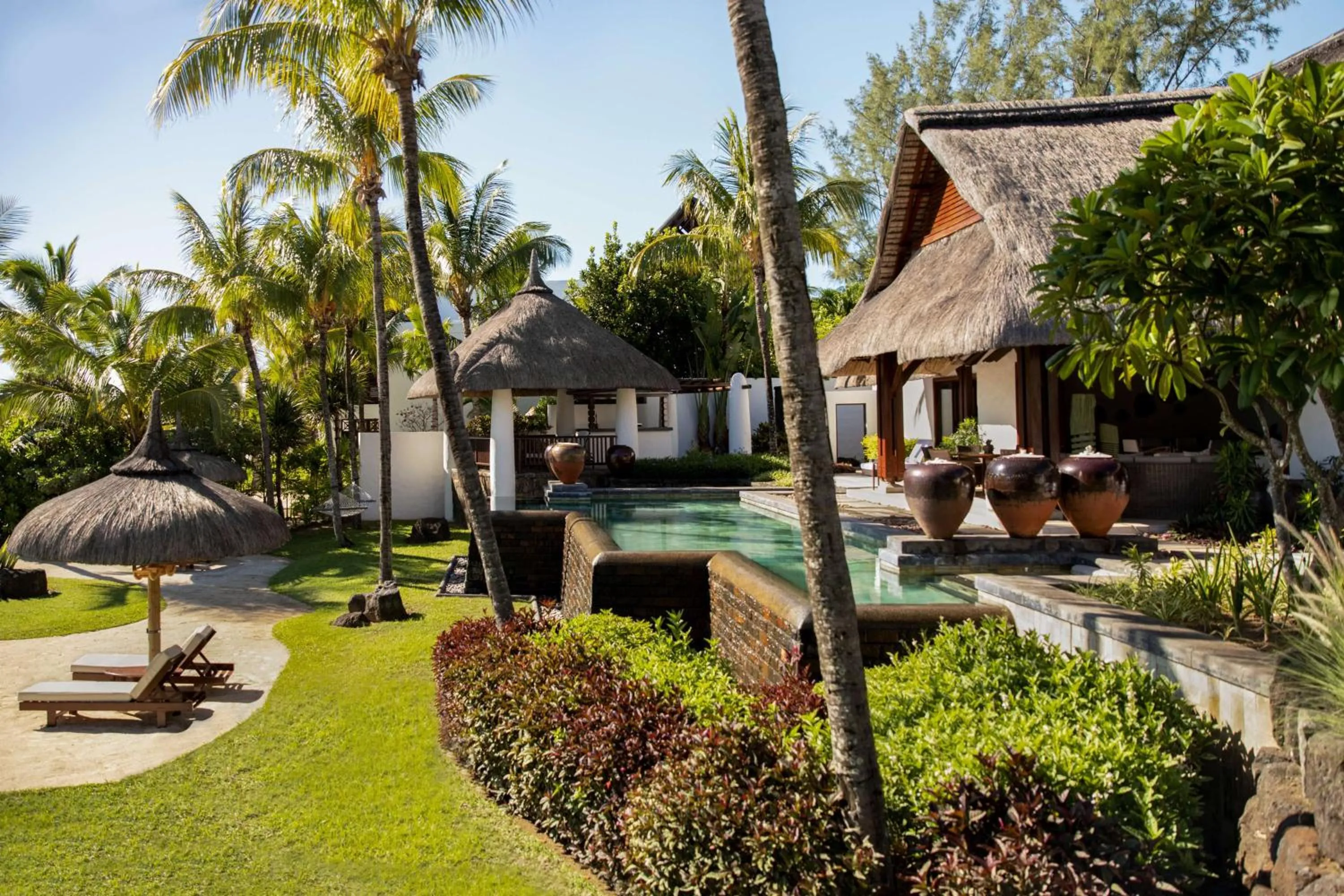 Property building in Shangri-La Le Touessrok, Mauritius