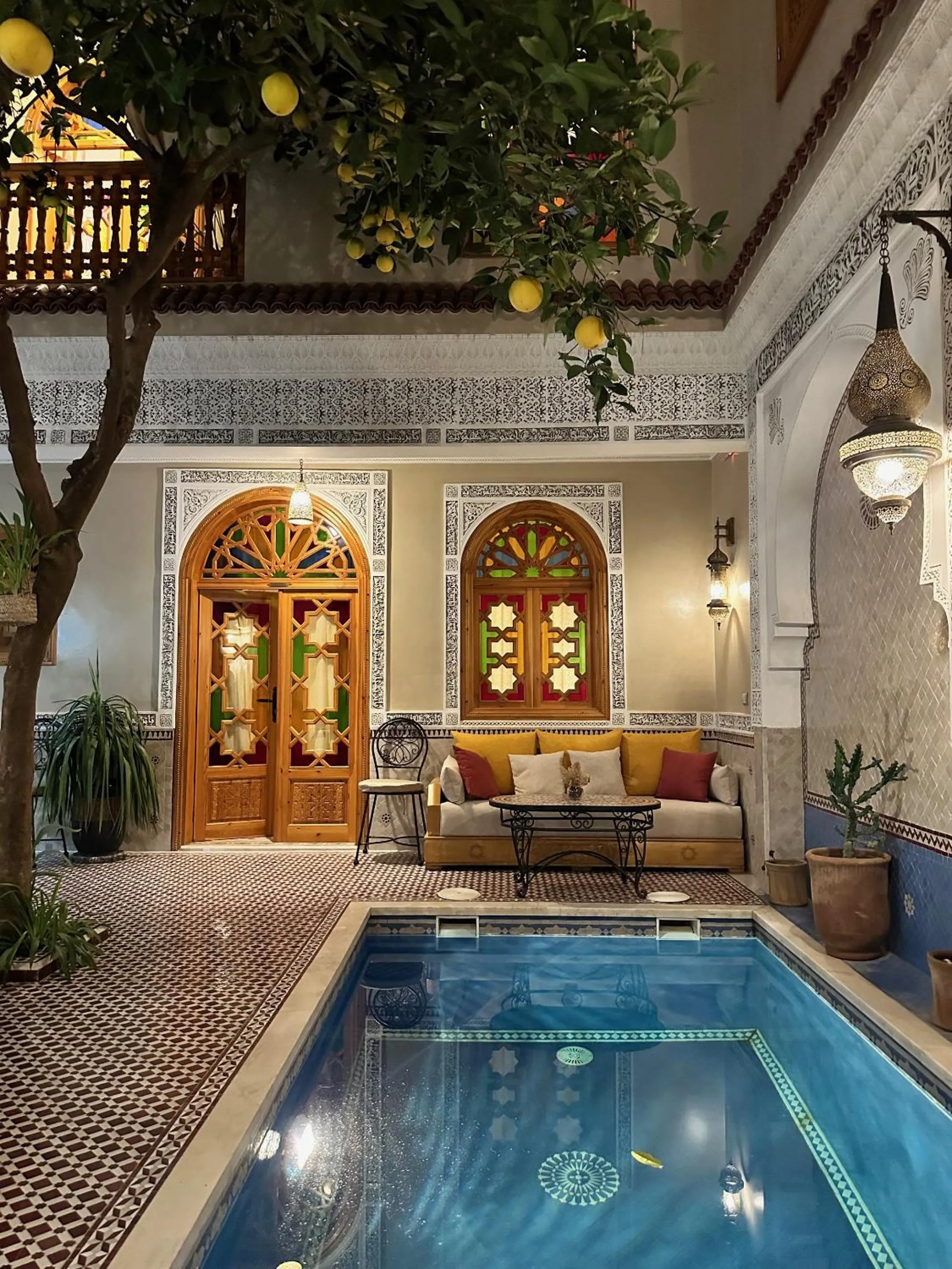 Pool view in RIAD SHAJARA