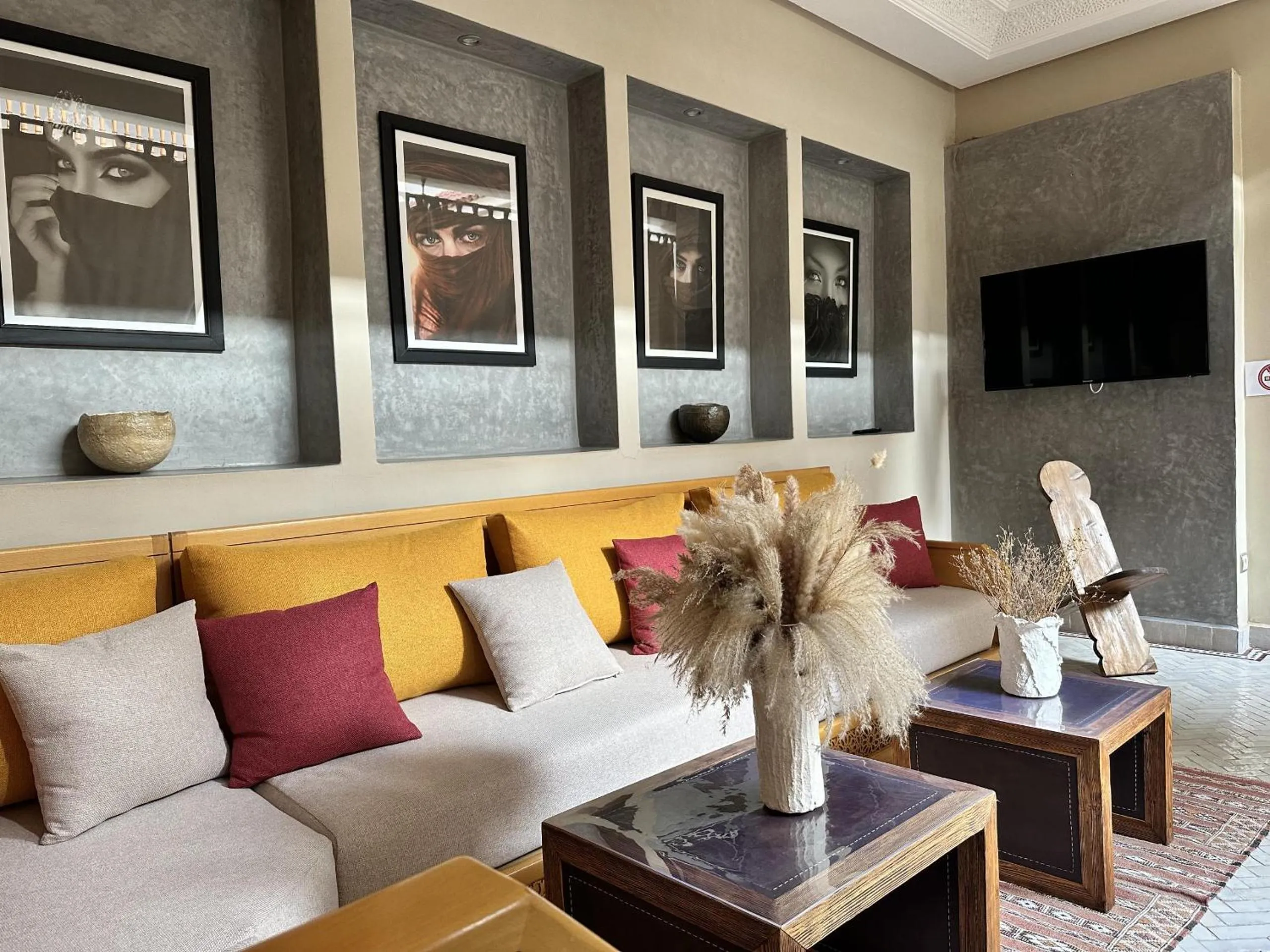 Living room in RIAD SHAJARA