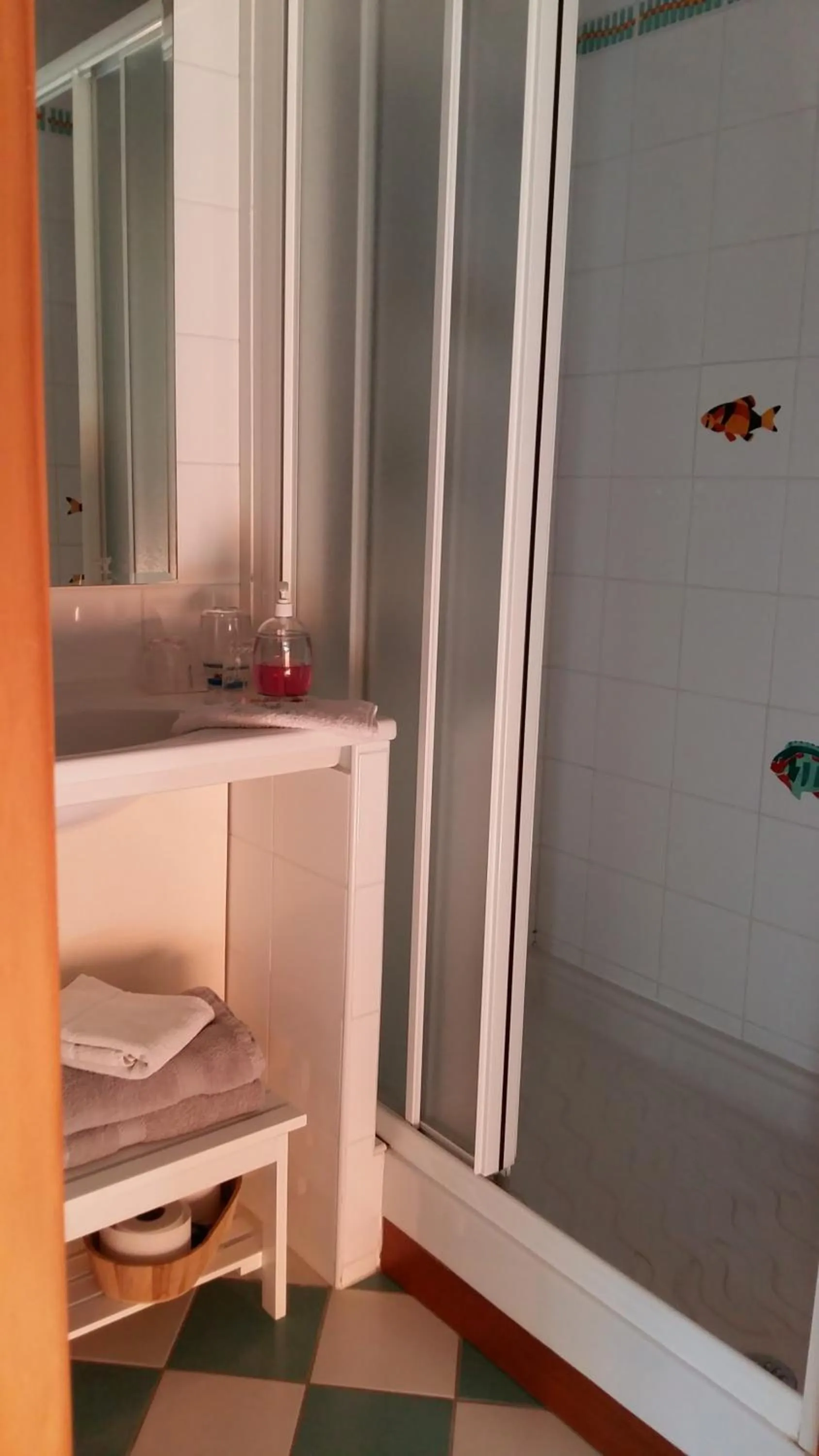 Shower in Le Jardin à Mordreuc