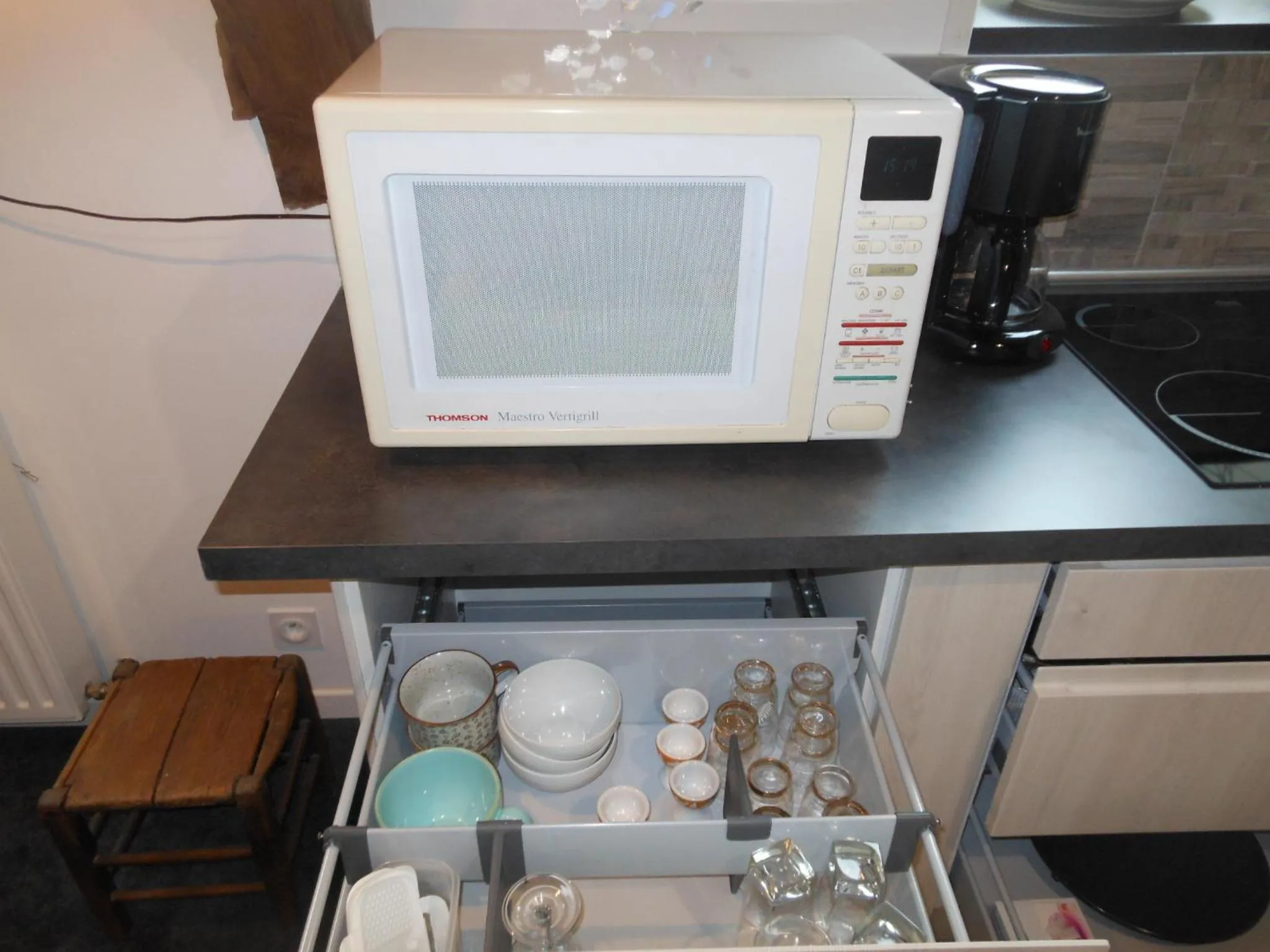 Kitchen or kitchenette in Le Jardin à Mordreuc