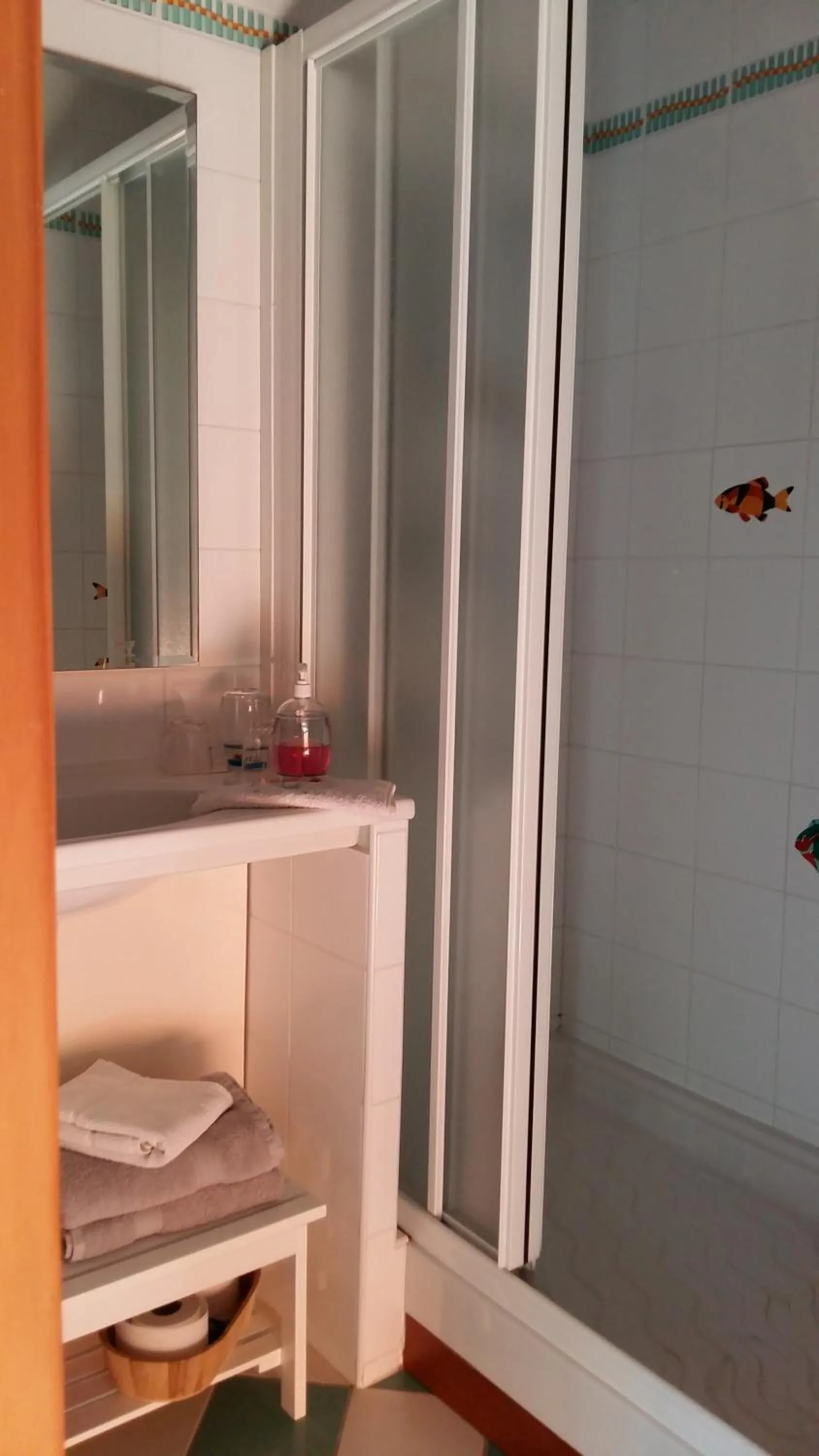 Shower in Le Jardin à Mordreuc