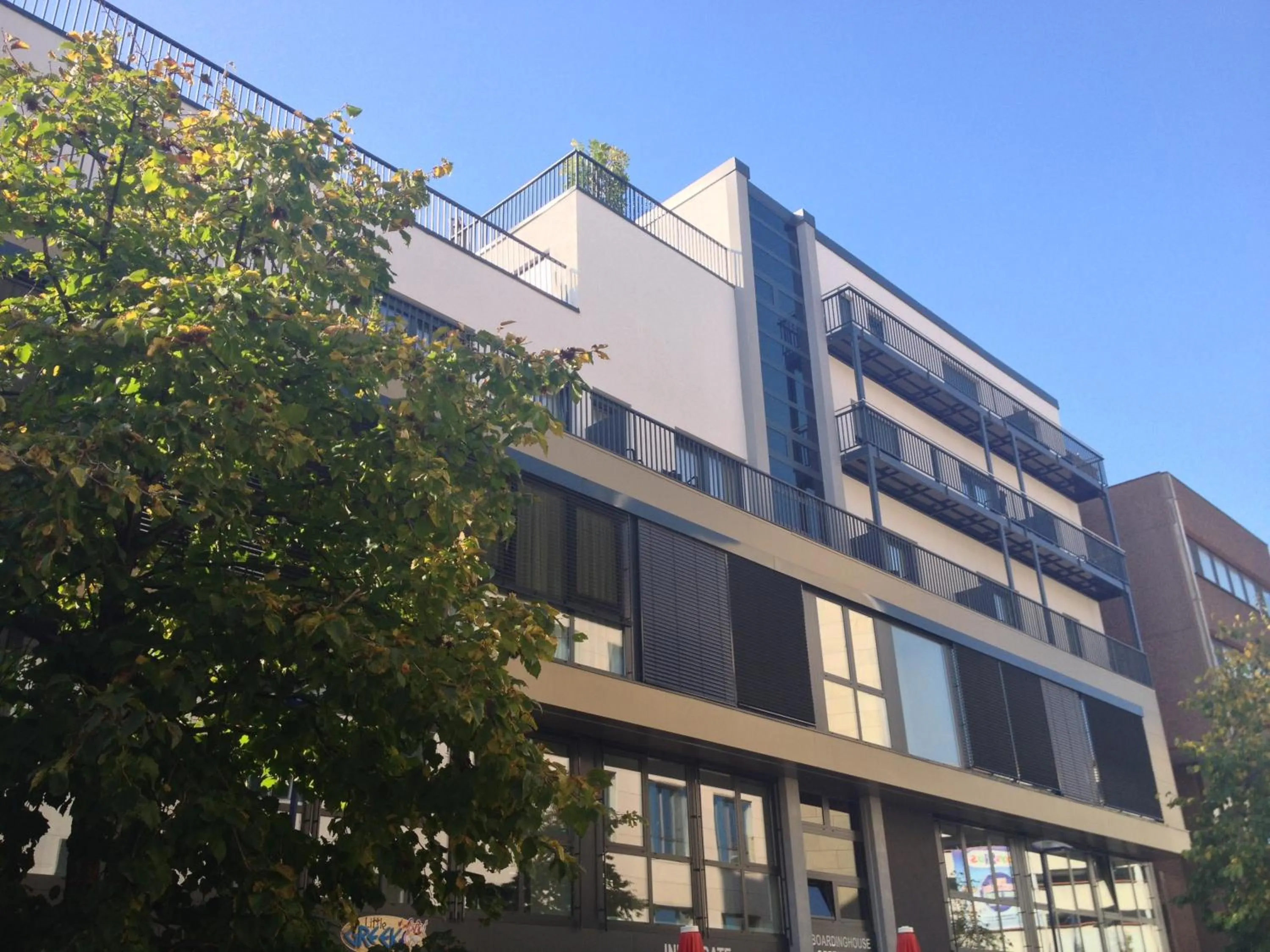 Property building in Boardinghouse Offenbach Service Apartments