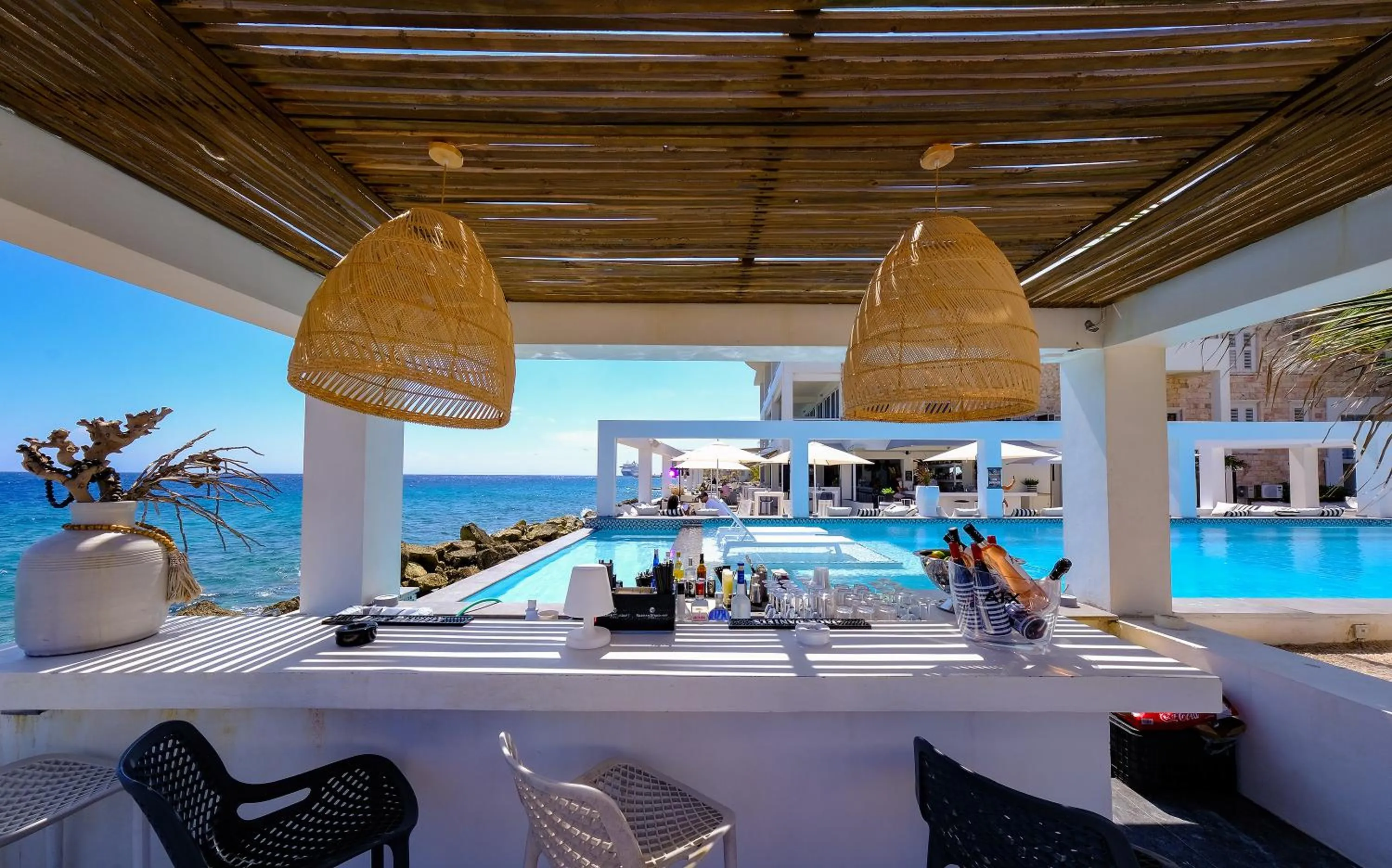 Swimming pool in Saint Tropez Boutique Hotel