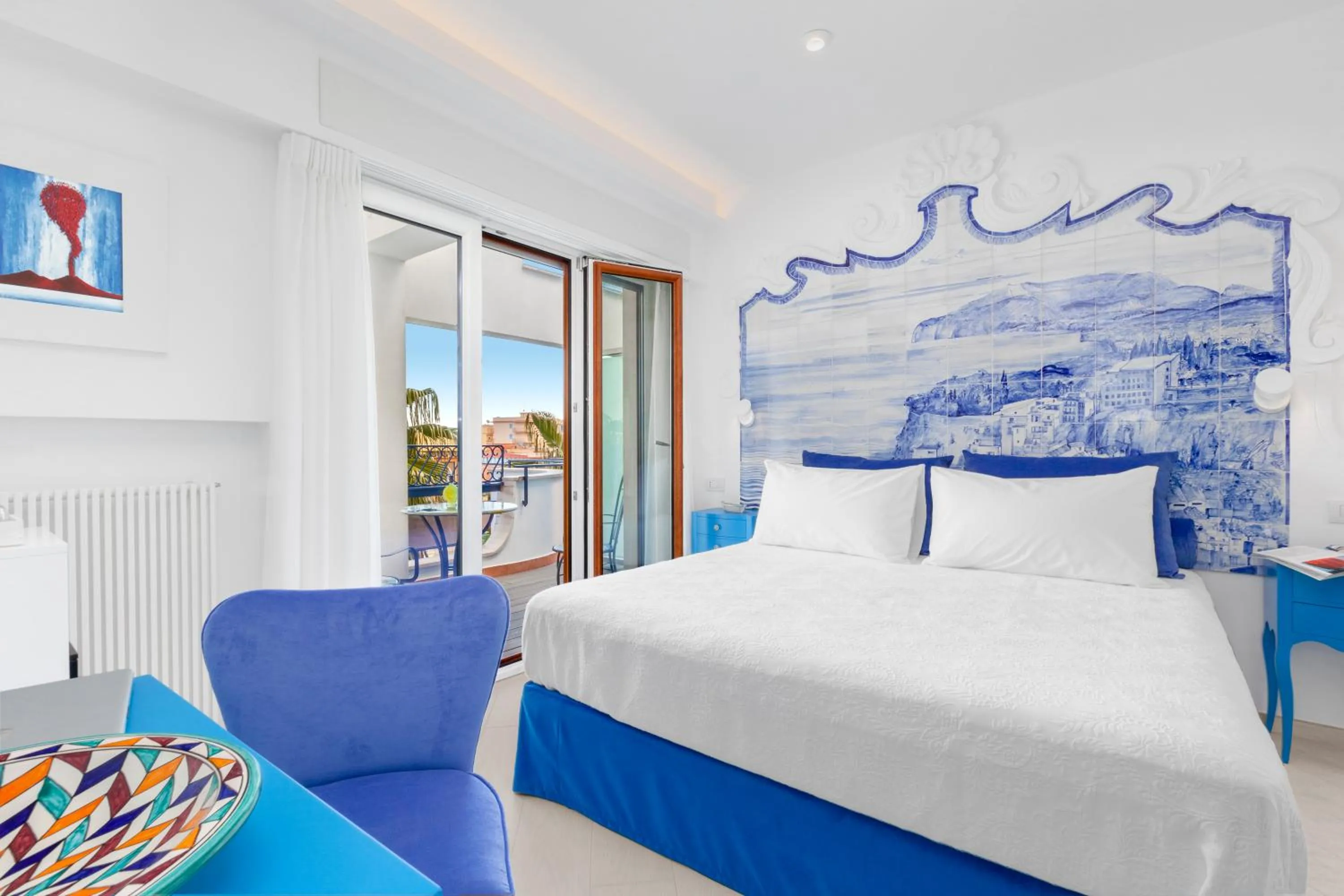 Bed in Le Palme Sorrento