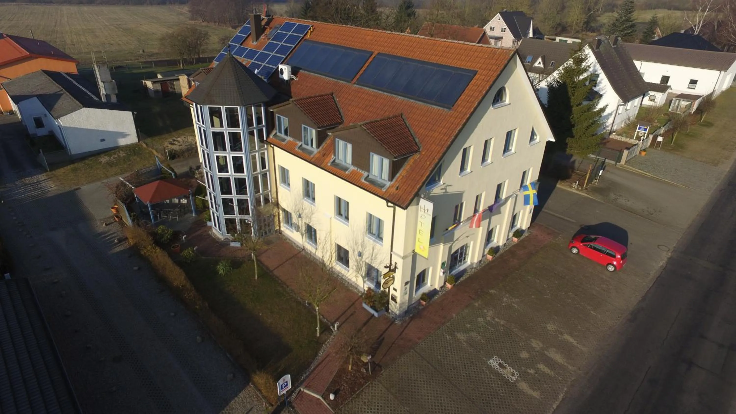 Bird's eye view in Hotel Christinenhof garni - Bed & Breakfast