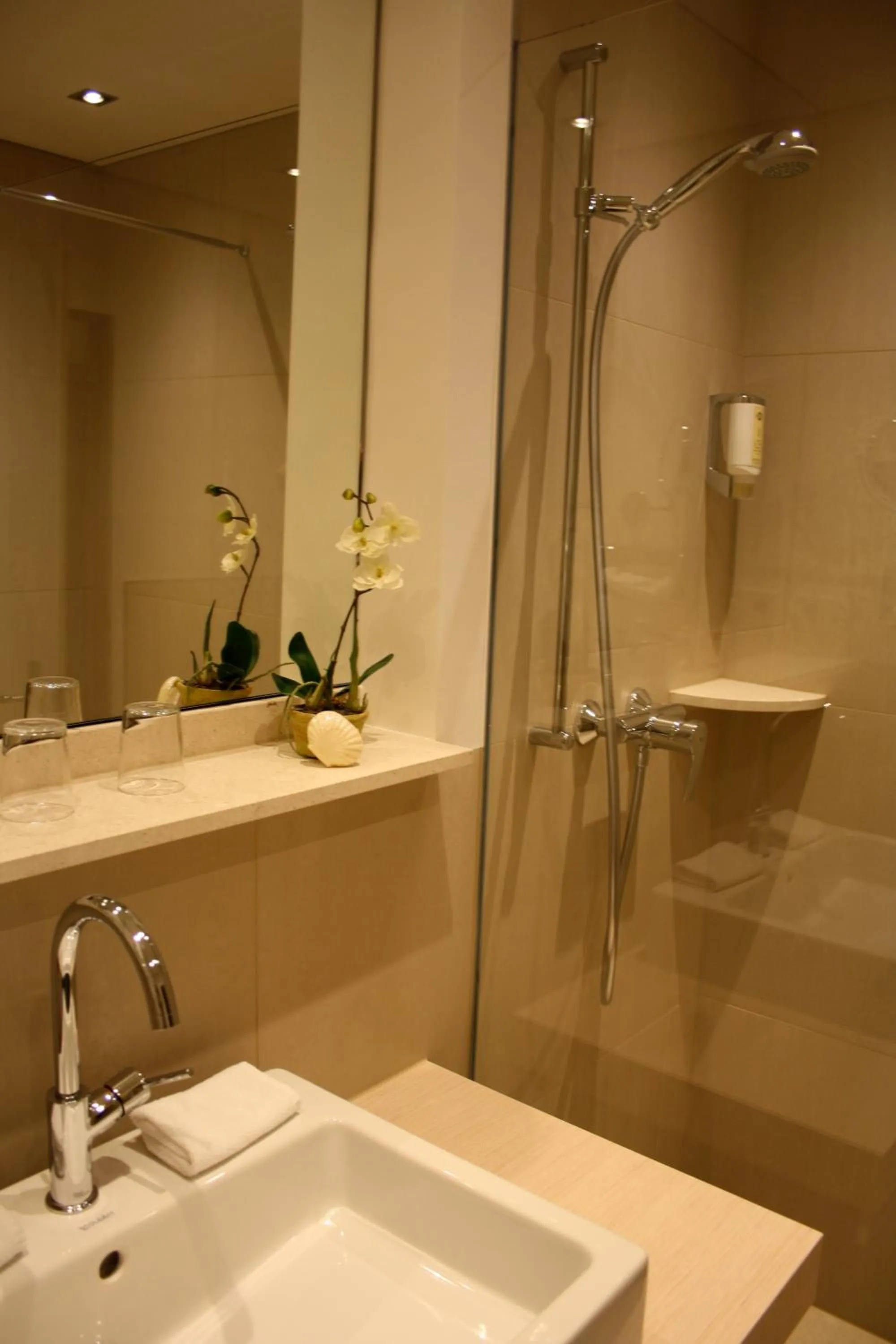 Shower in Hotel Wünschmann