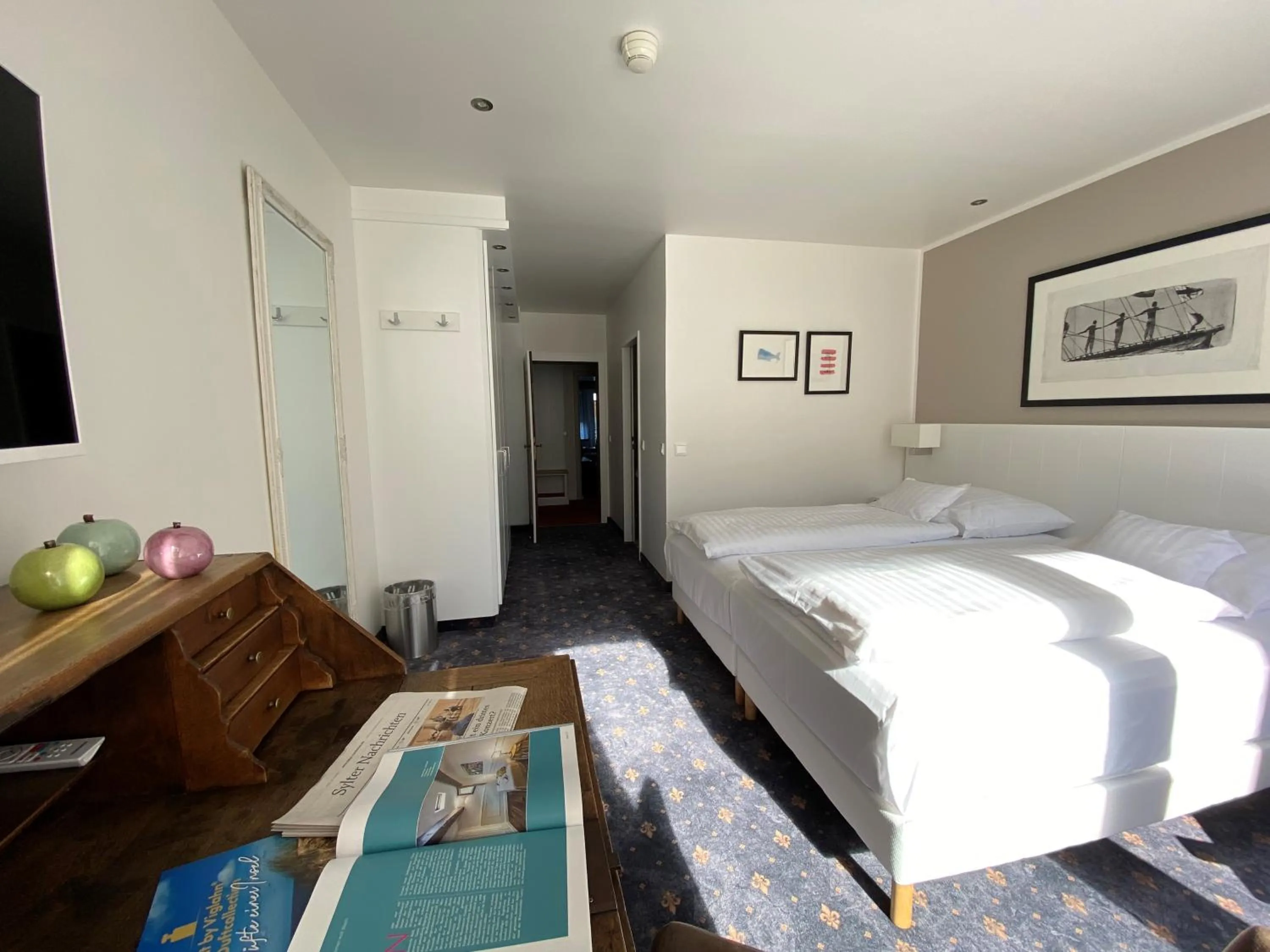 Bed in Hotel Wünschmann