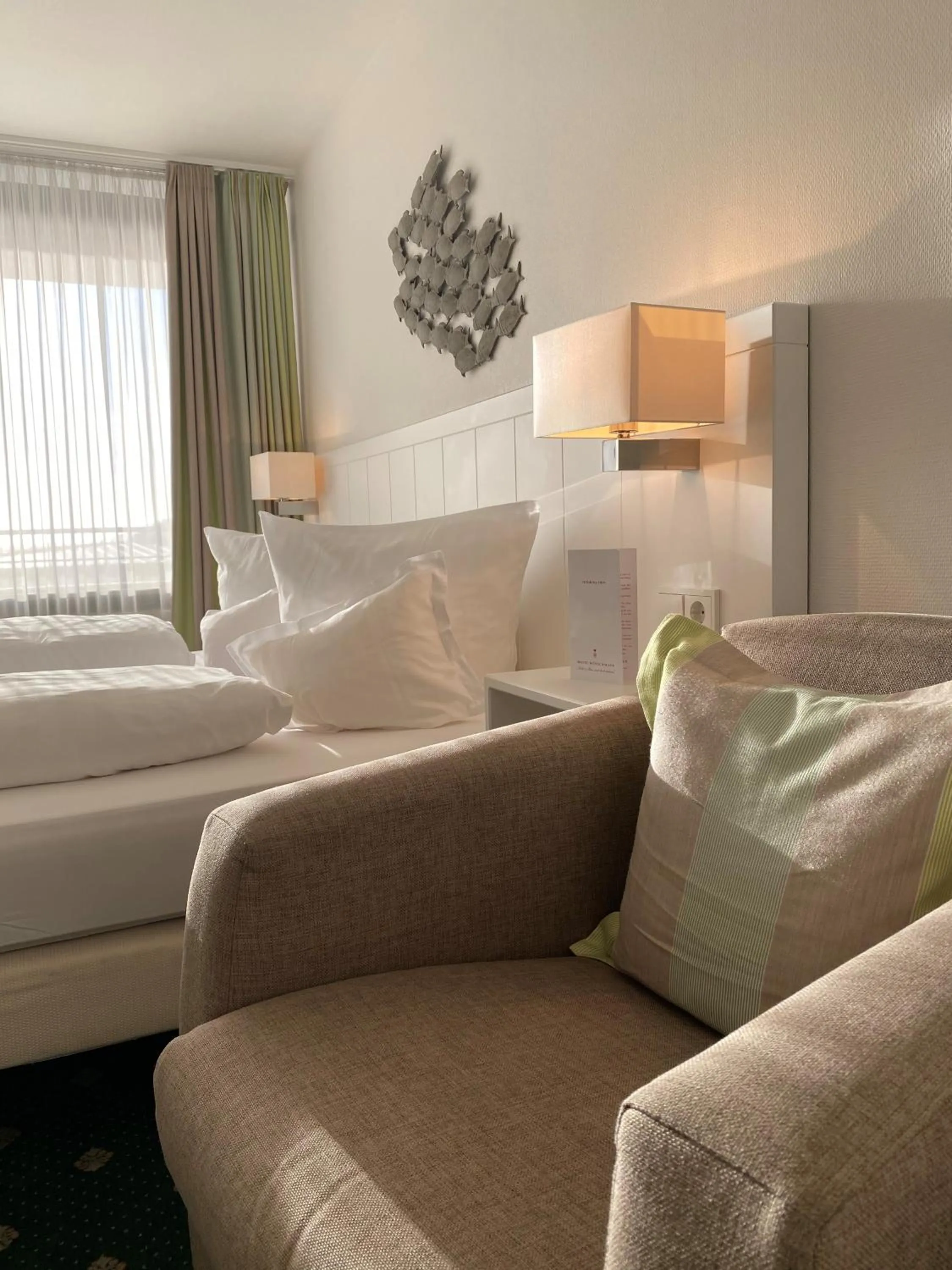 Bed in Hotel Wünschmann