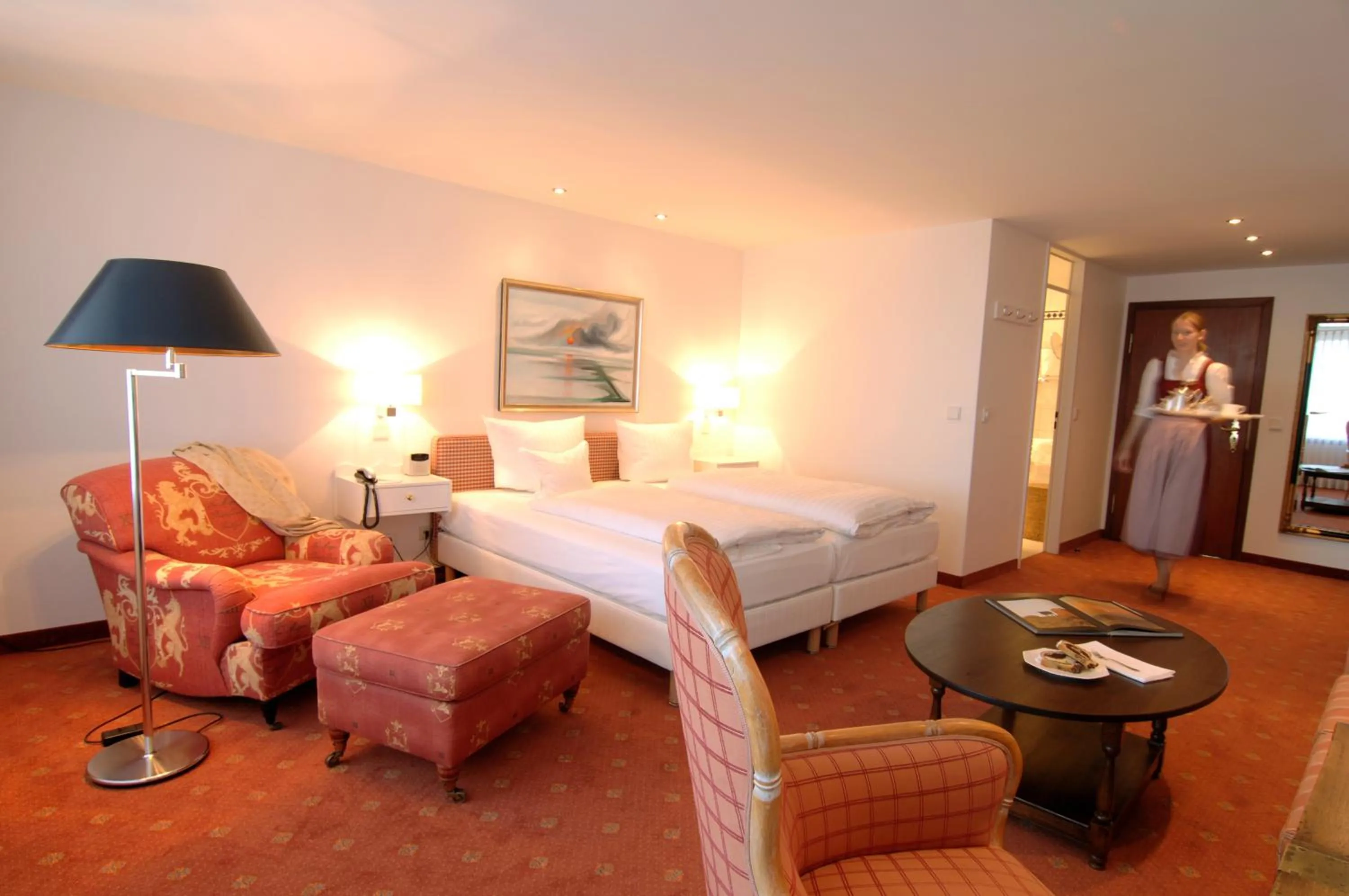 Bed in Hotel Wünschmann