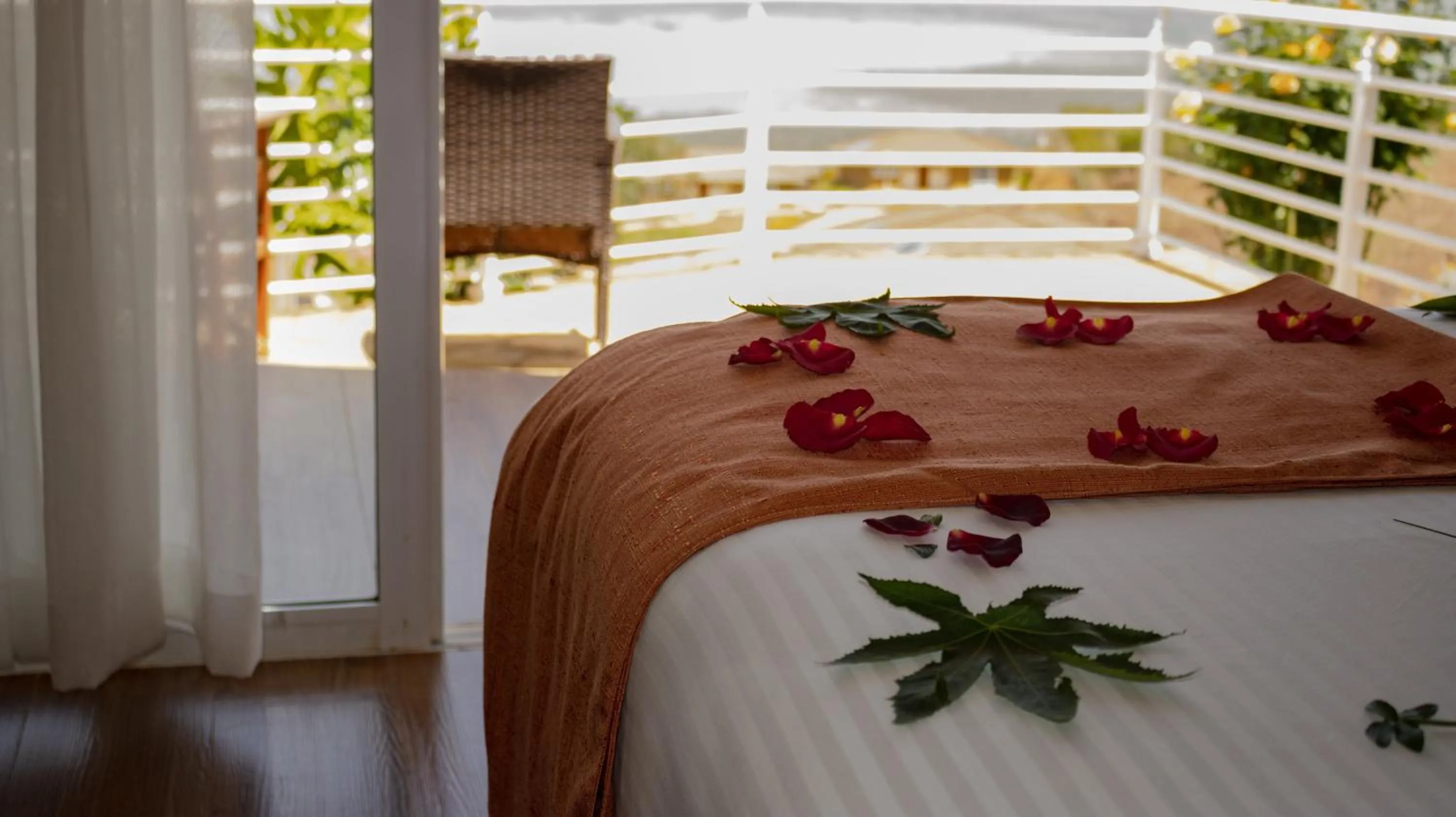 Bed in Lake Elementaita Mountain Lodge