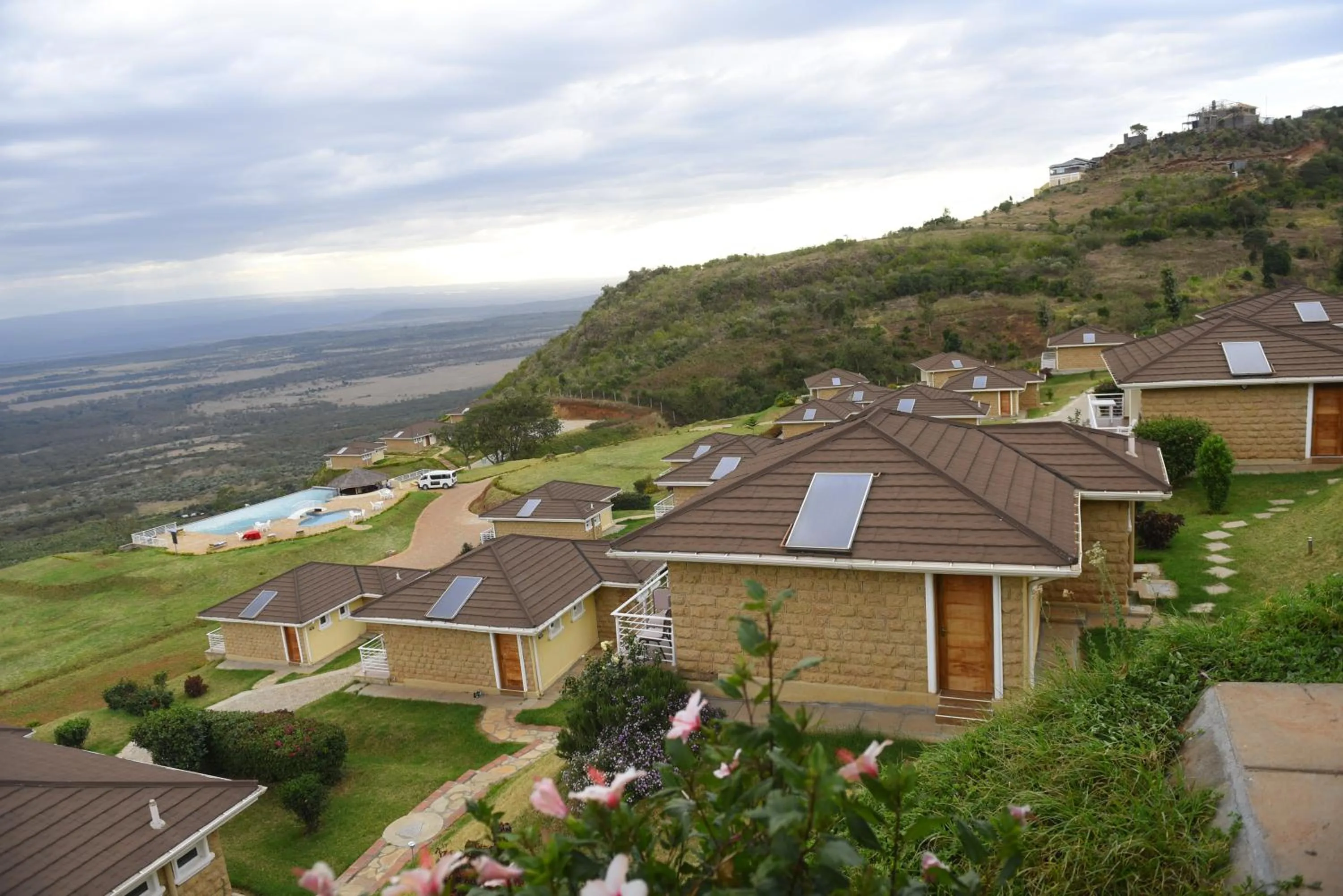 Bird's eye view in Lake Elementaita Mountain Lodge