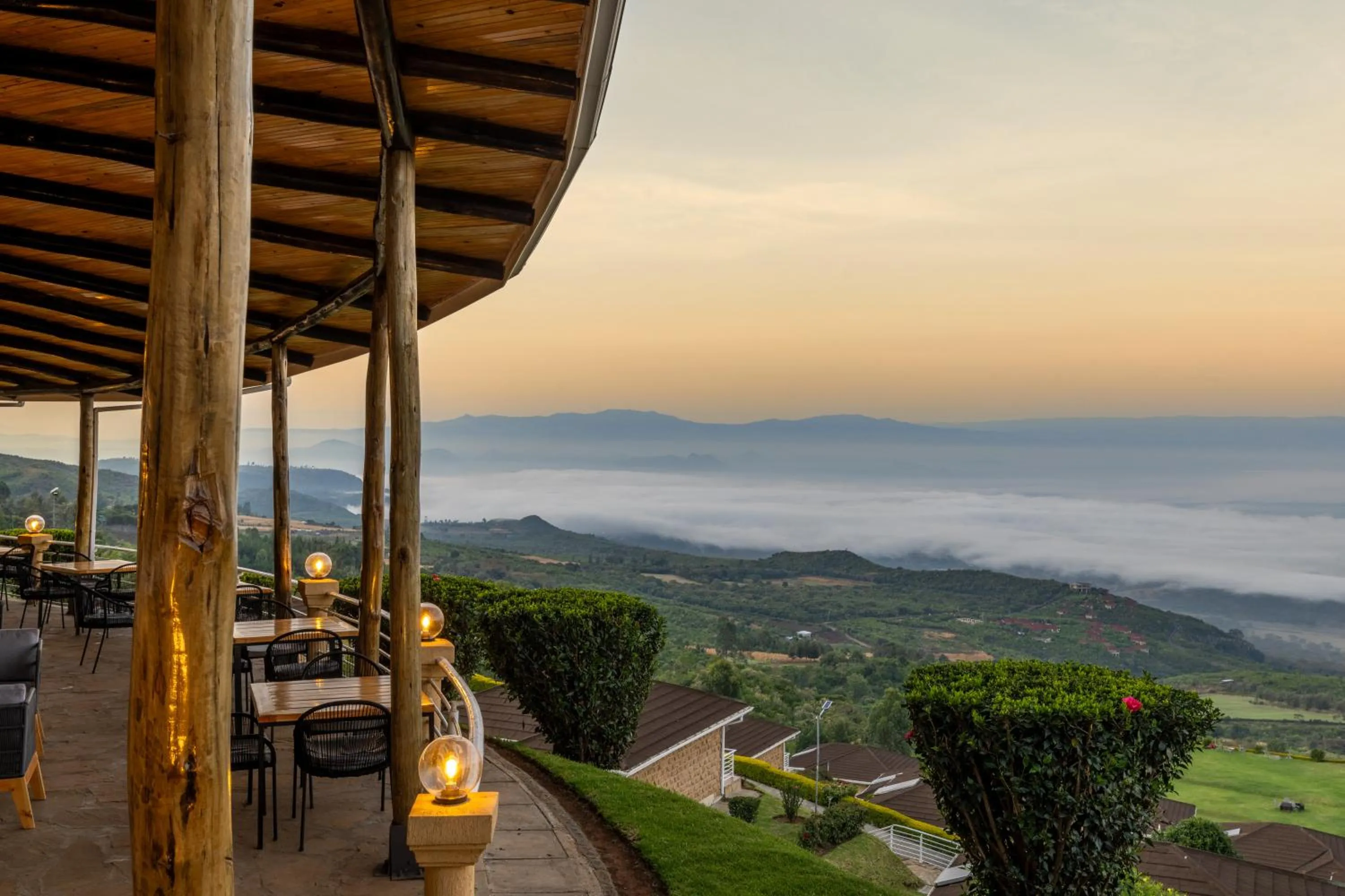 Restaurant/places to eat in Lake Elementaita Mountain Lodge