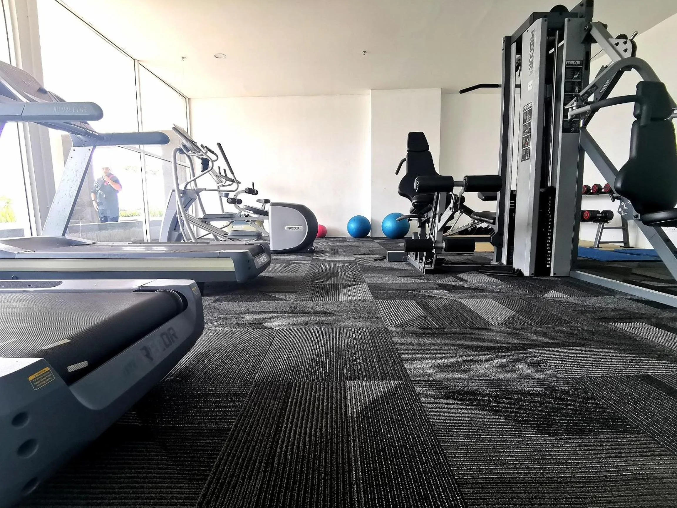 Fitness centre/facilities in A's House i-City 1-4pax Studio Netflix Wifi