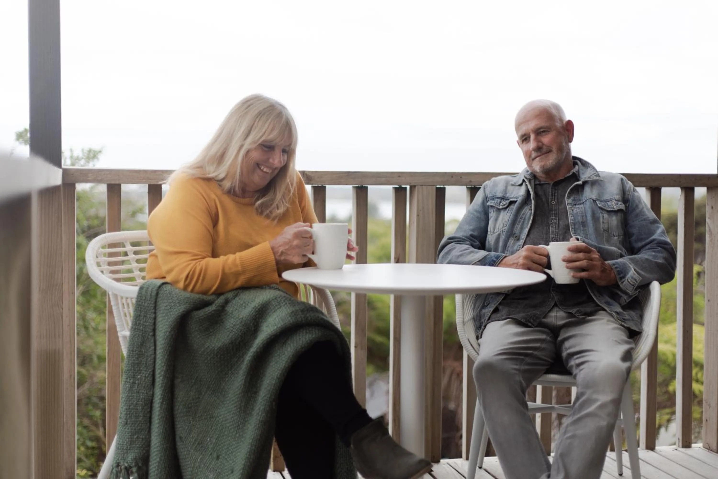 Balcony/Terrace in Tui & Nikau Cabins