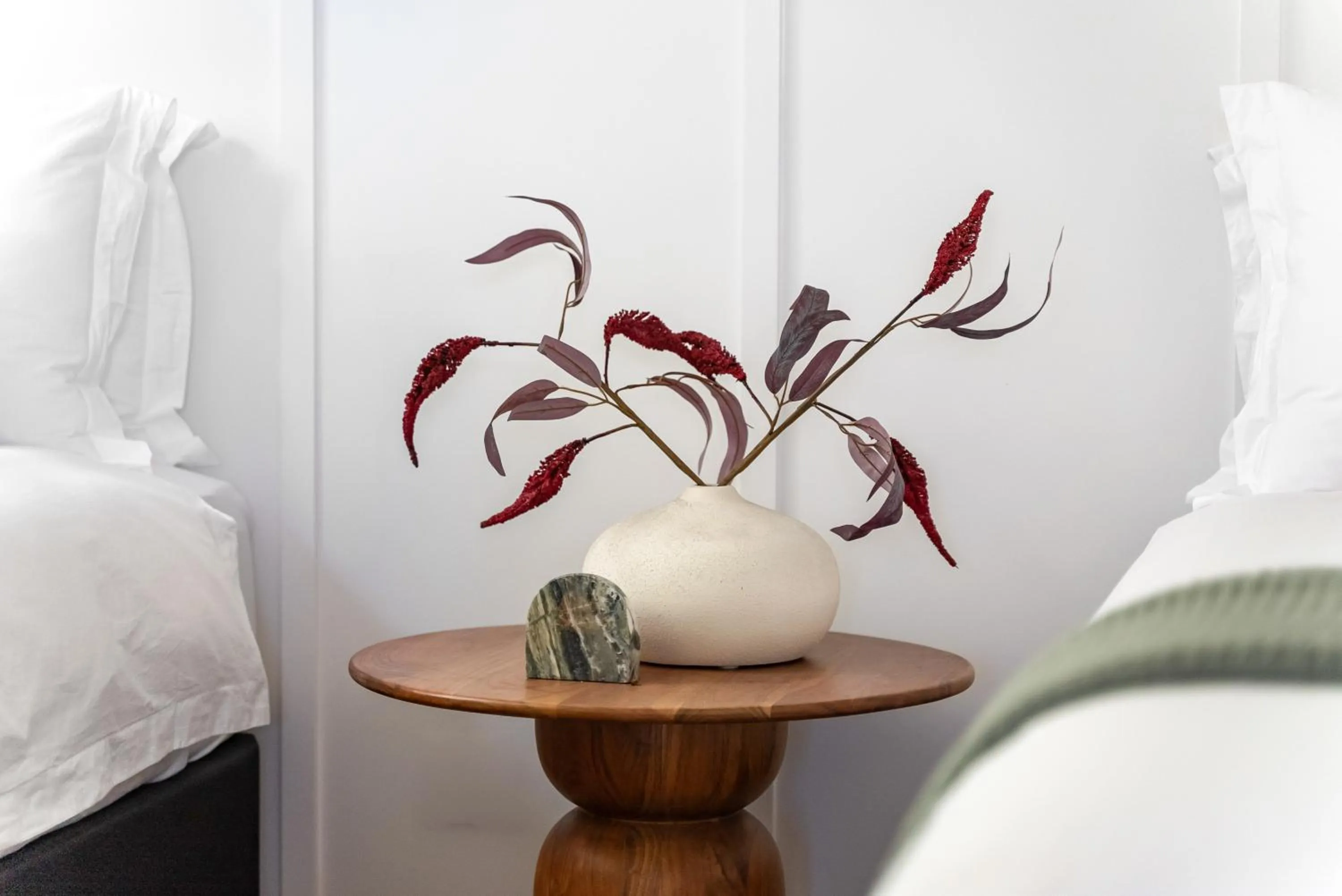 Bed in Tui & Nikau Cabins