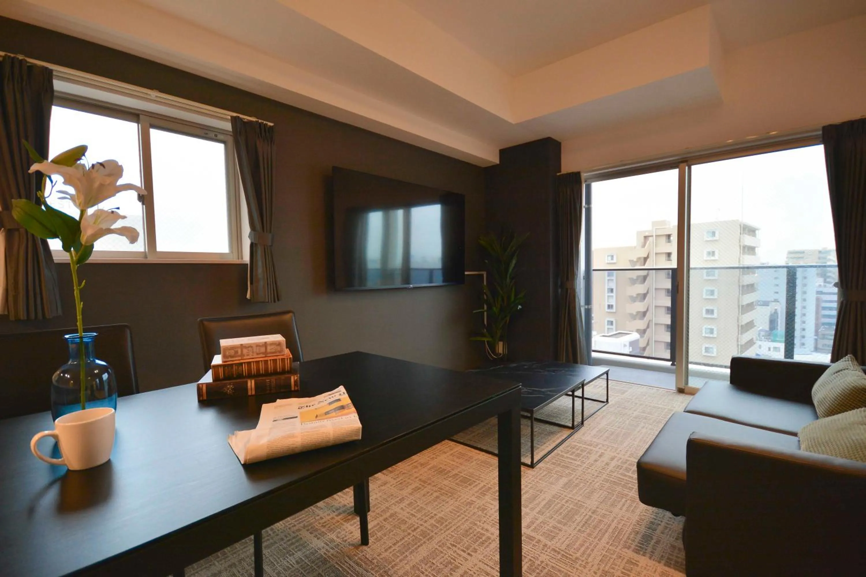 Living room in The Grand Residence Hotel Tenjin