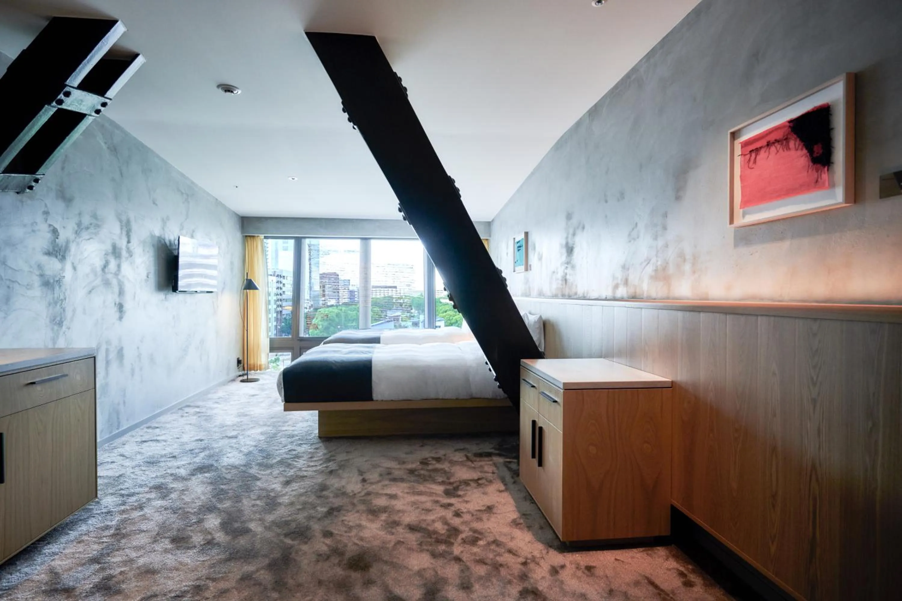 Photo of the whole room, Bed in The Tower Hotel Nagoya