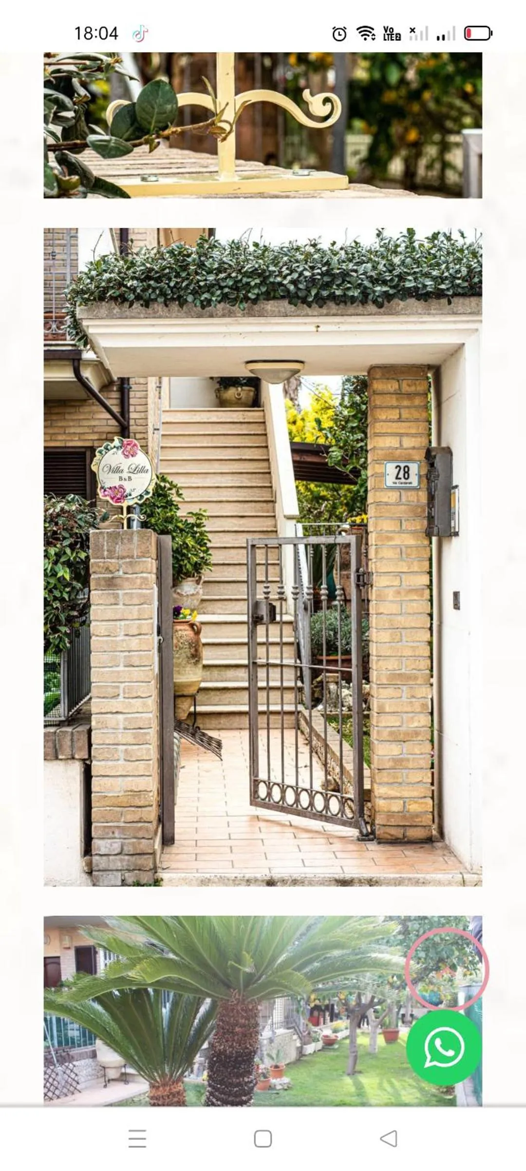 View (from property/room) in B&B Villa Lilla spiaggia inclusa e bici gratuite a San Benedetto del Tronto Camere con terrazzo e Colazione inclusa