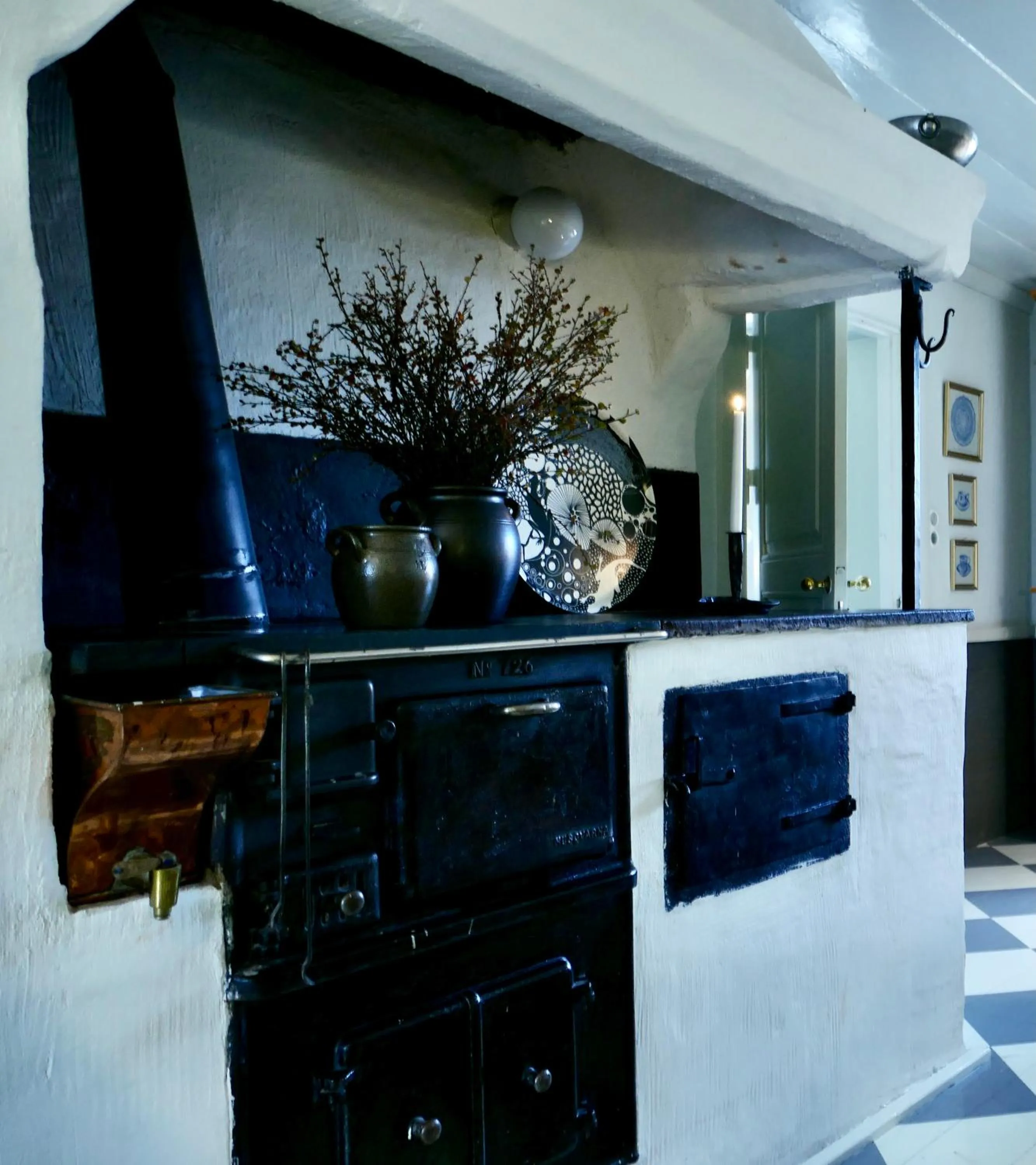 Kitchen or kitchenette in Sundets Gård - Bed & Breakfast