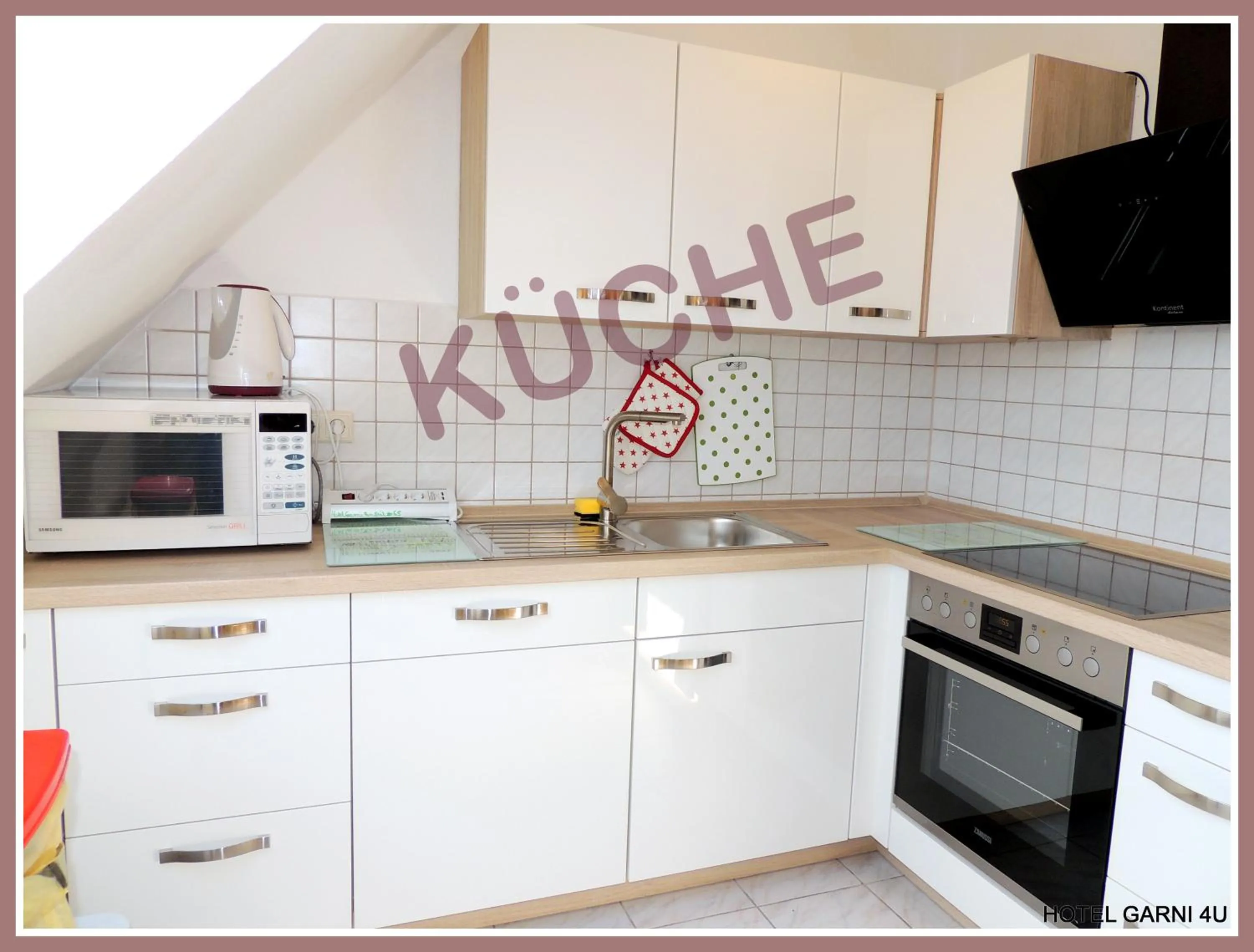 Kitchen or kitchenette in Appartements 4U Rodenbach