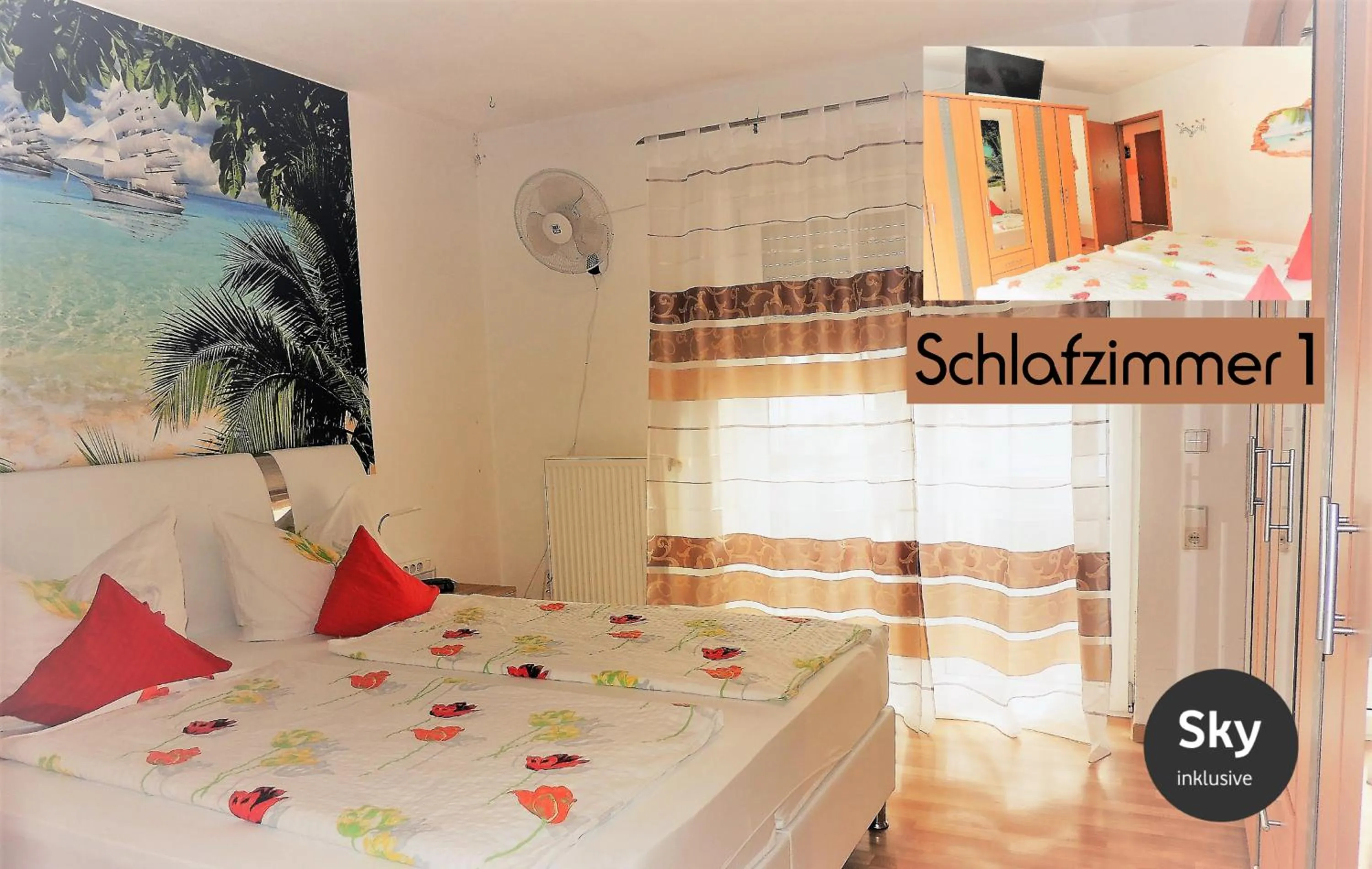 Bedroom, Bed in Appartements 4U Rodenbach