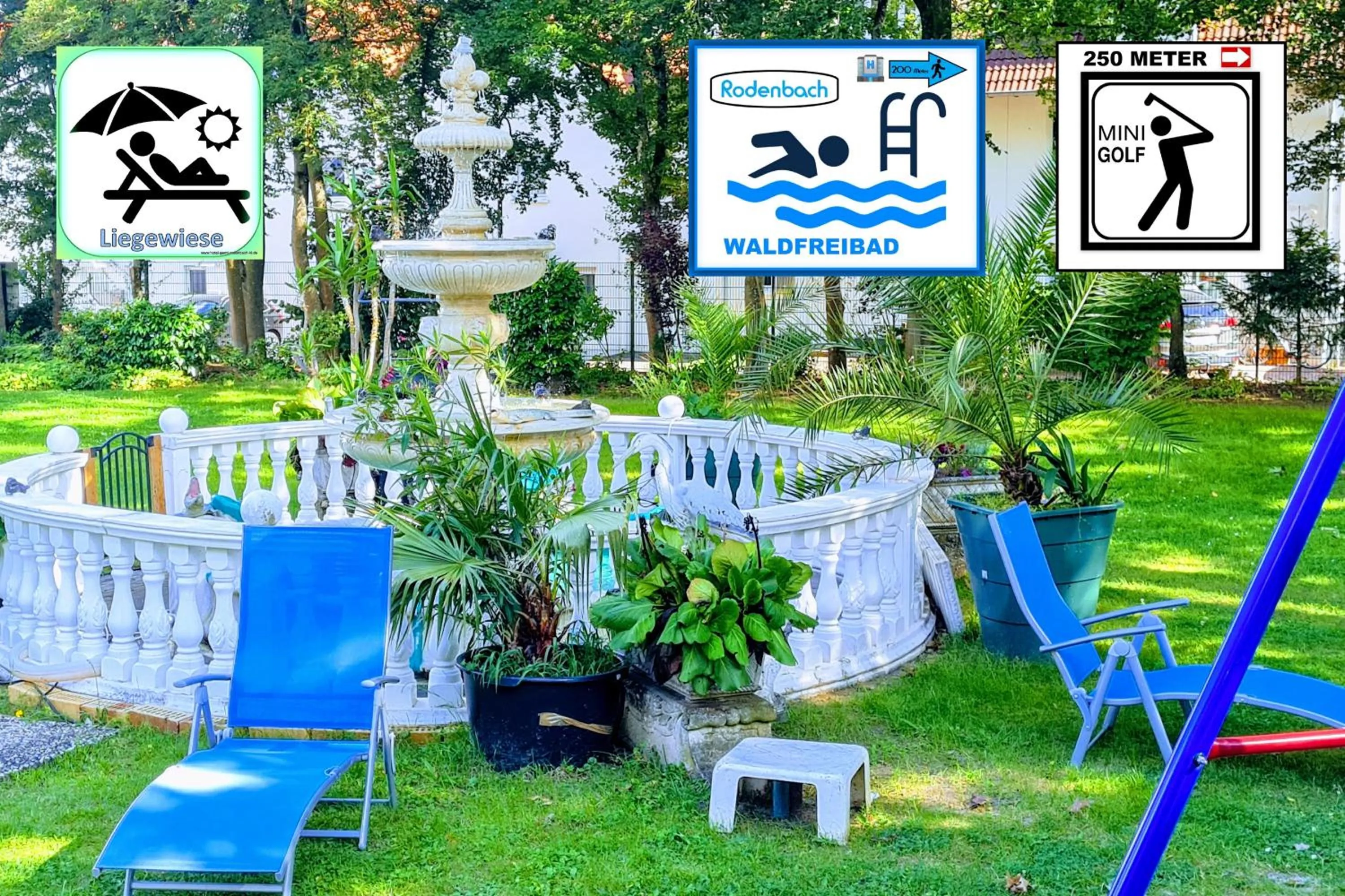 Garden in Appartements 4U Rodenbach