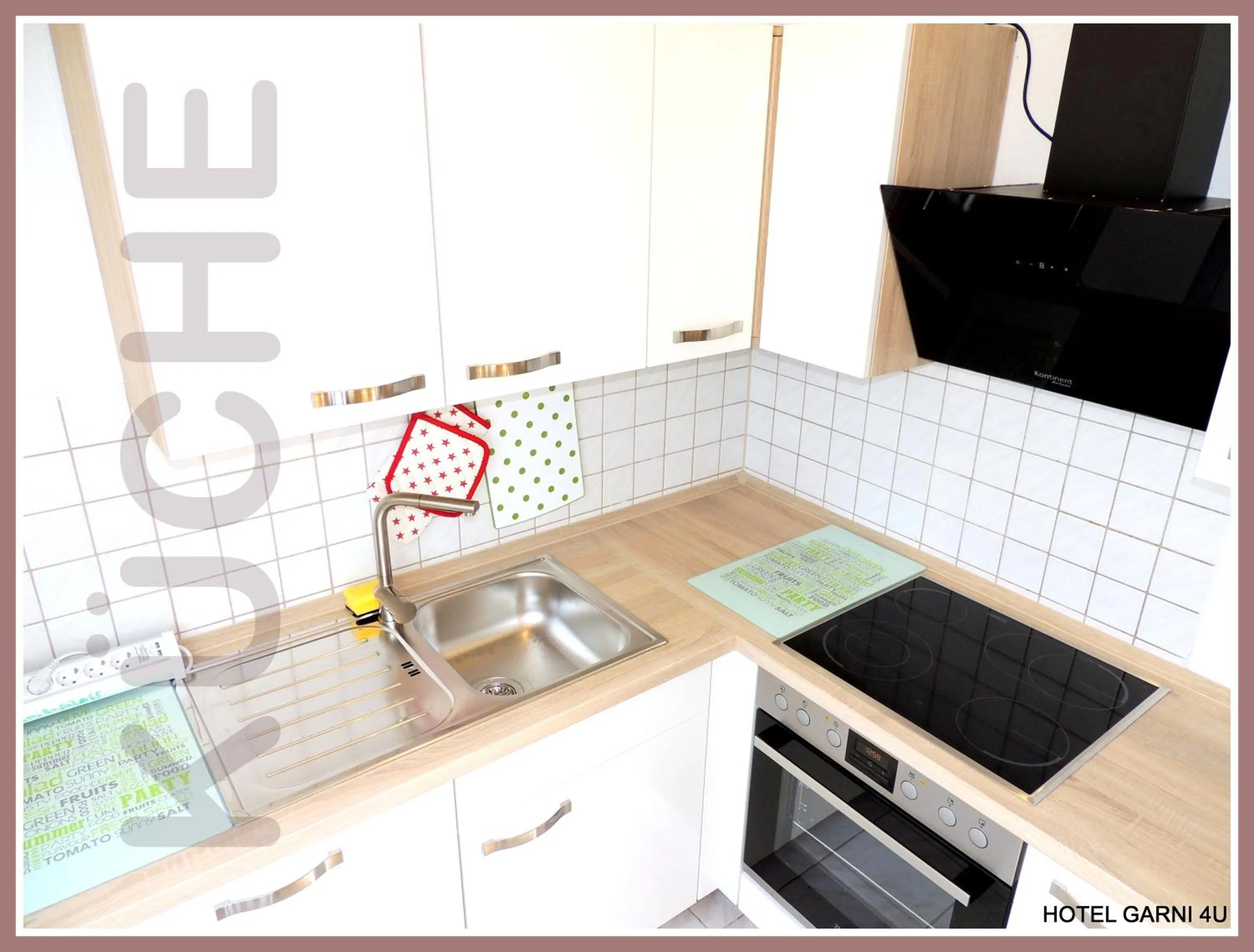 Kitchen or kitchenette in Appartements 4U Rodenbach