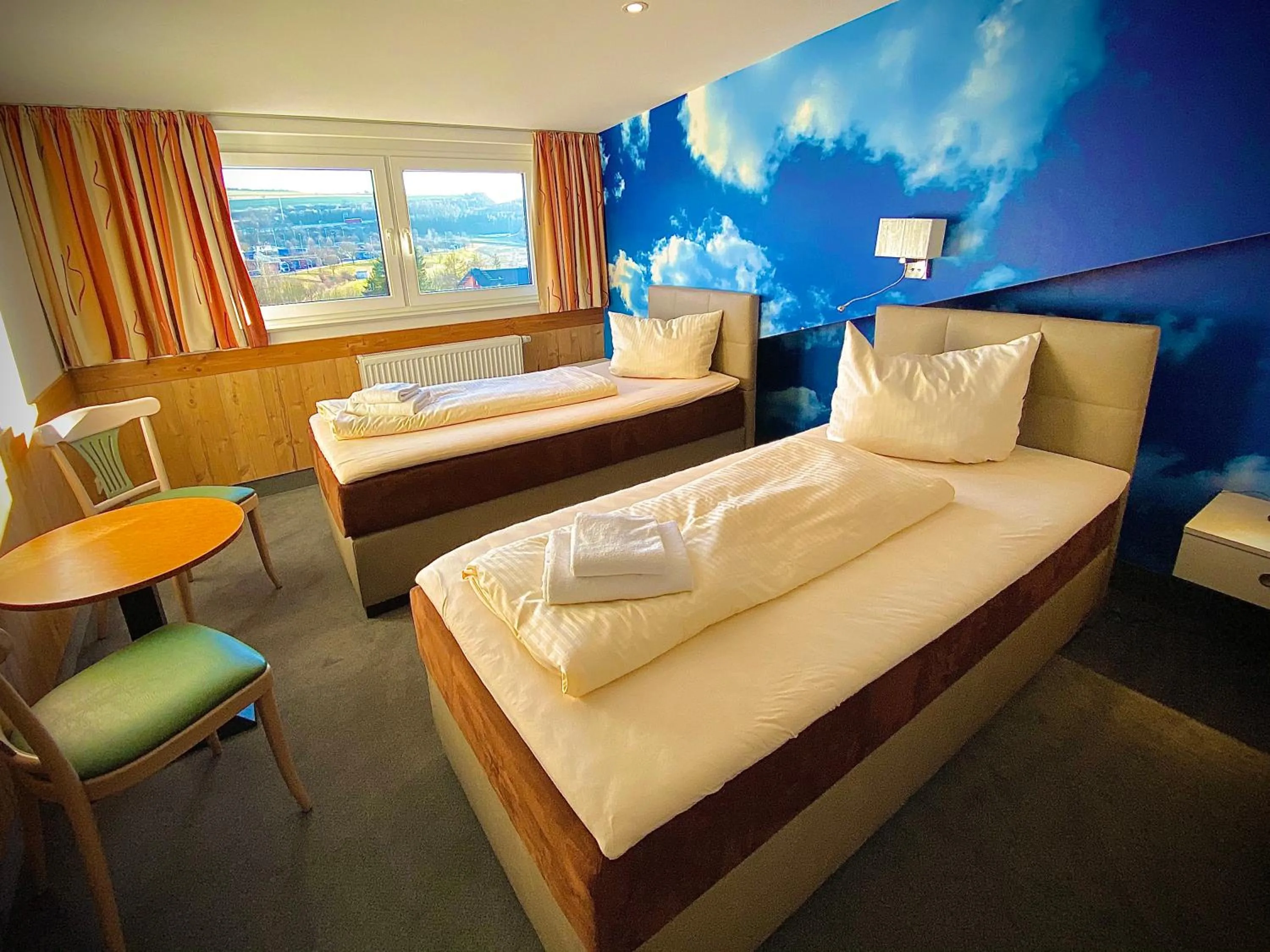 Bed in Meister BÄR HOTEL Frankenwald