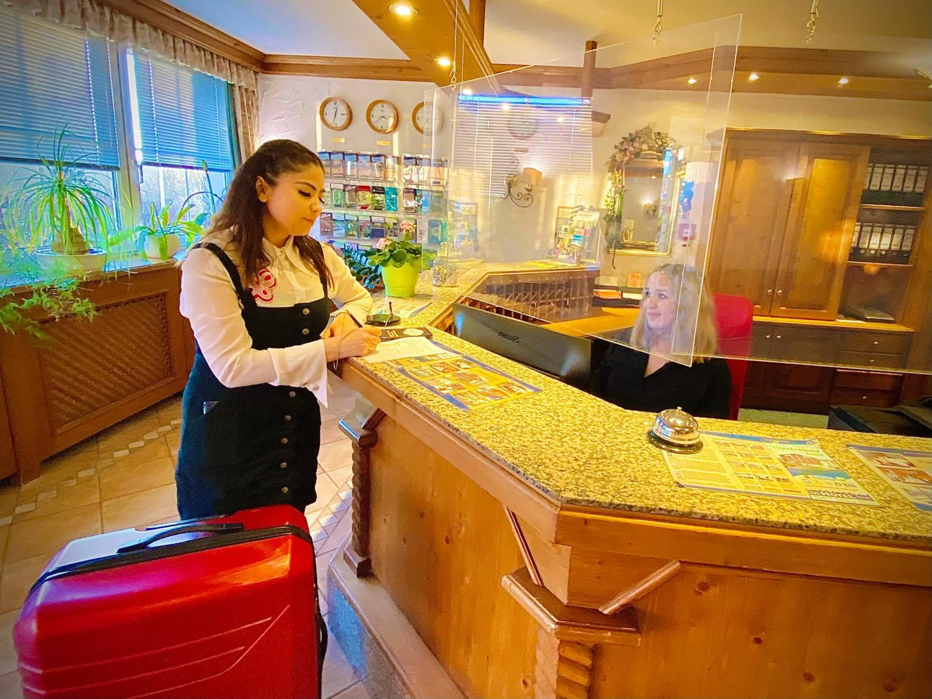 Lobby or reception in Meister BÄR HOTEL Frankenwald