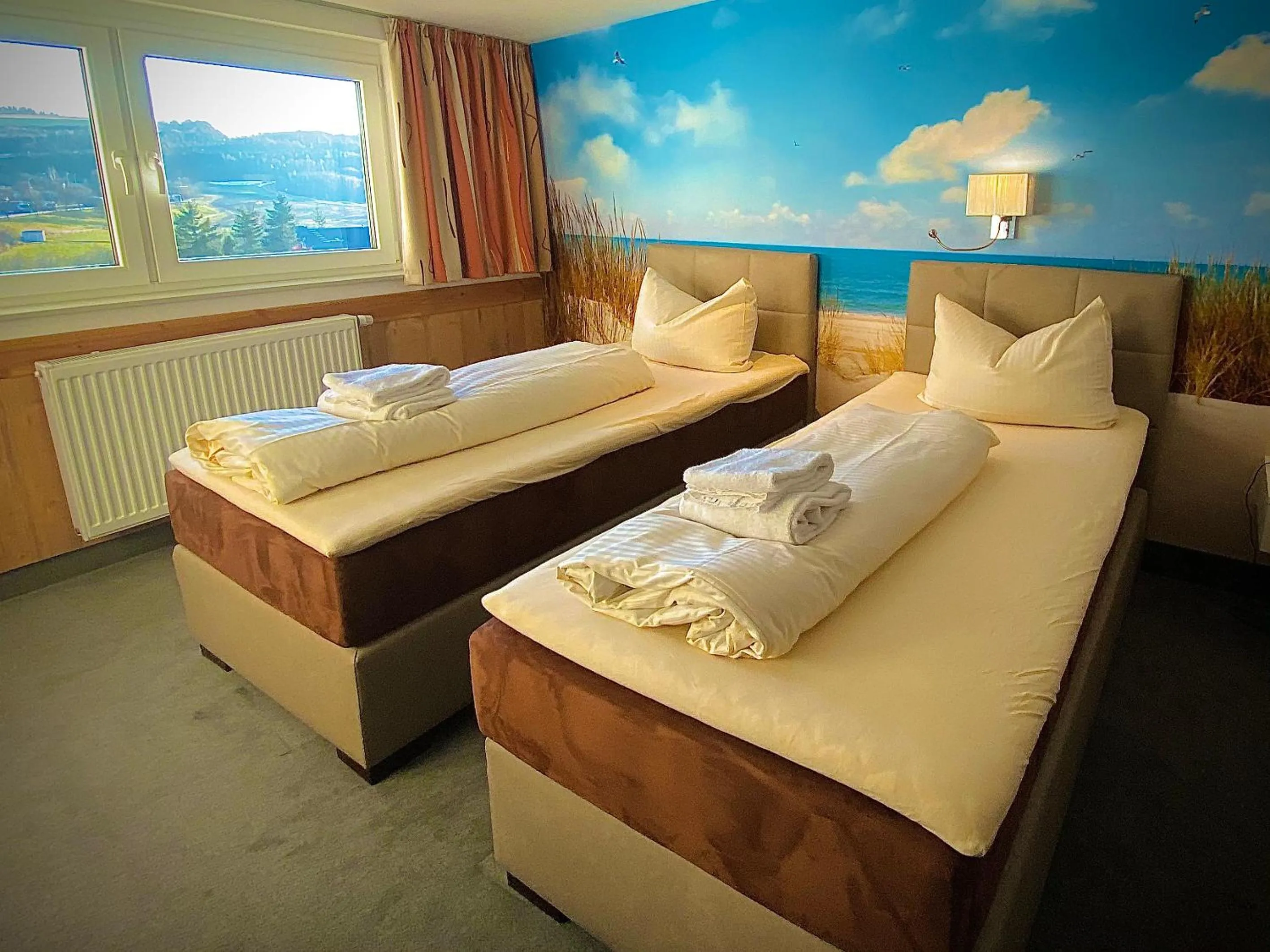 Bed in Meister BÄR HOTEL Frankenwald