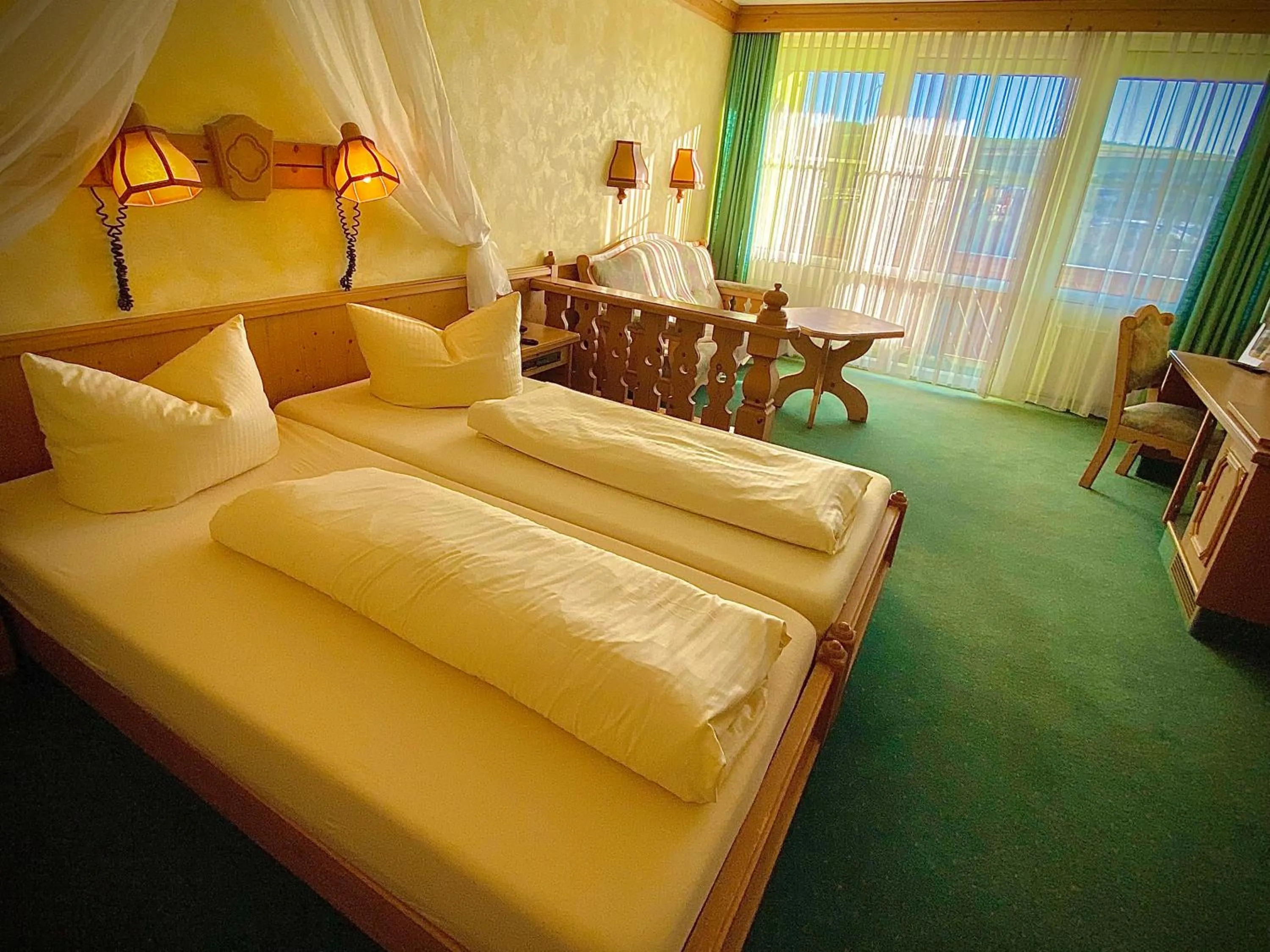 Bed in Meister BÄR HOTEL Frankenwald