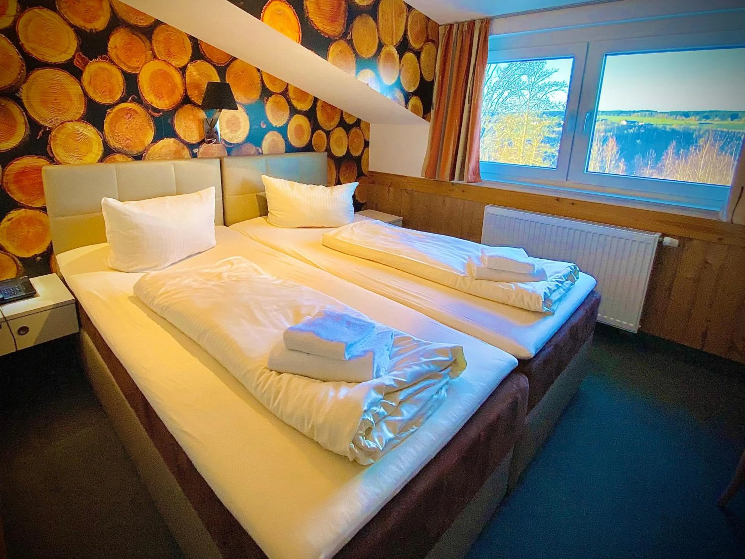 Bed in Meister BÄR HOTEL Frankenwald