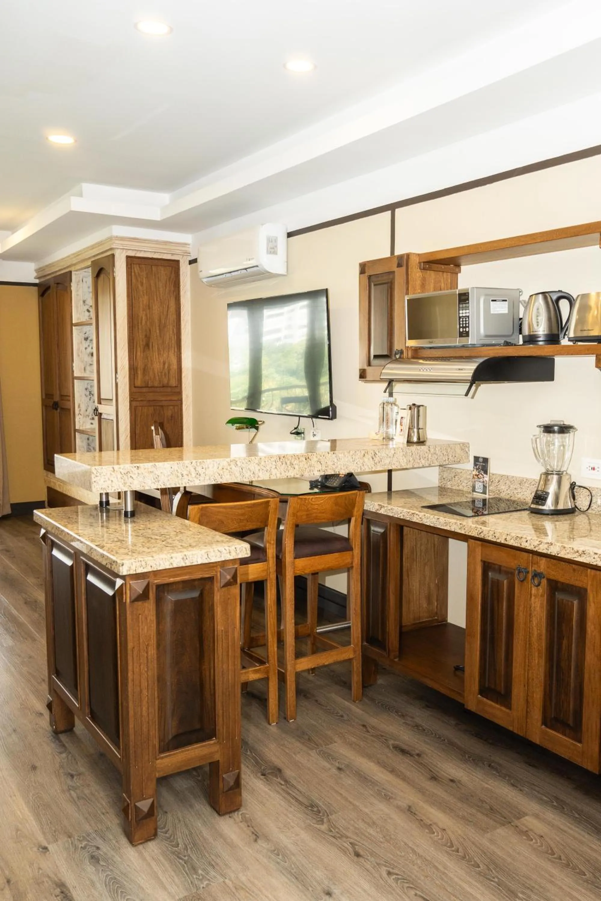 kitchen in Hotel Du Parc