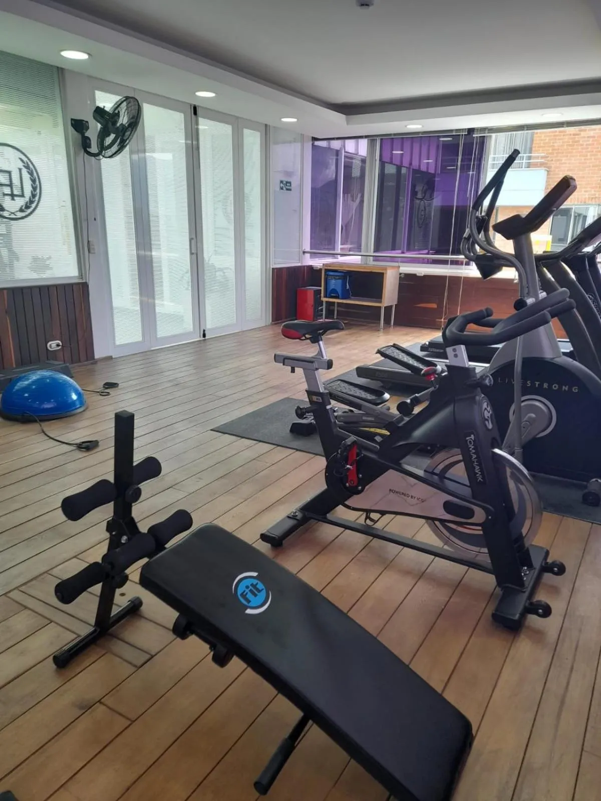 Fitness centre/facilities in Hotel Du Parc
