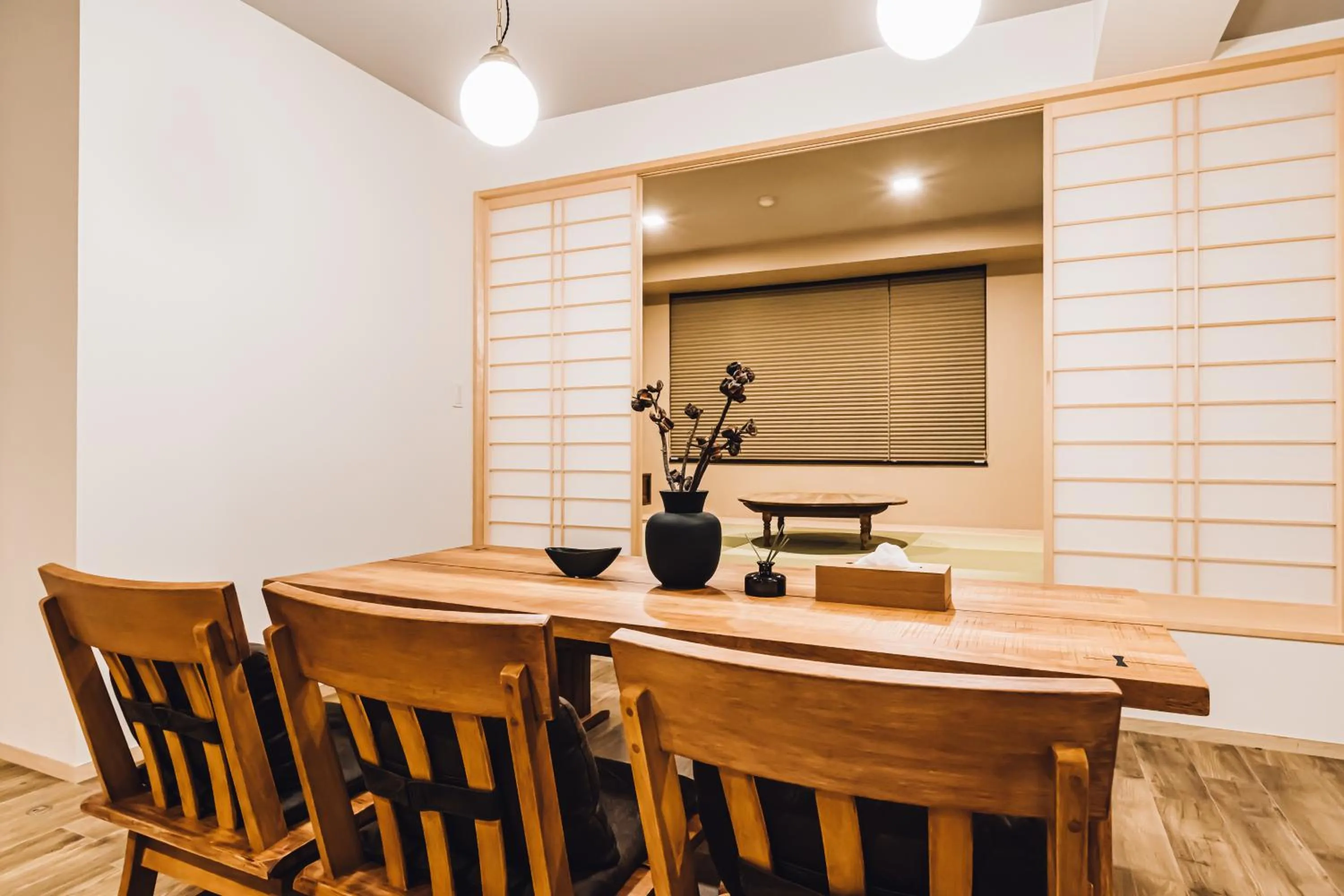 Dining area in Yamahana Onsen Tonden Japanese Inn